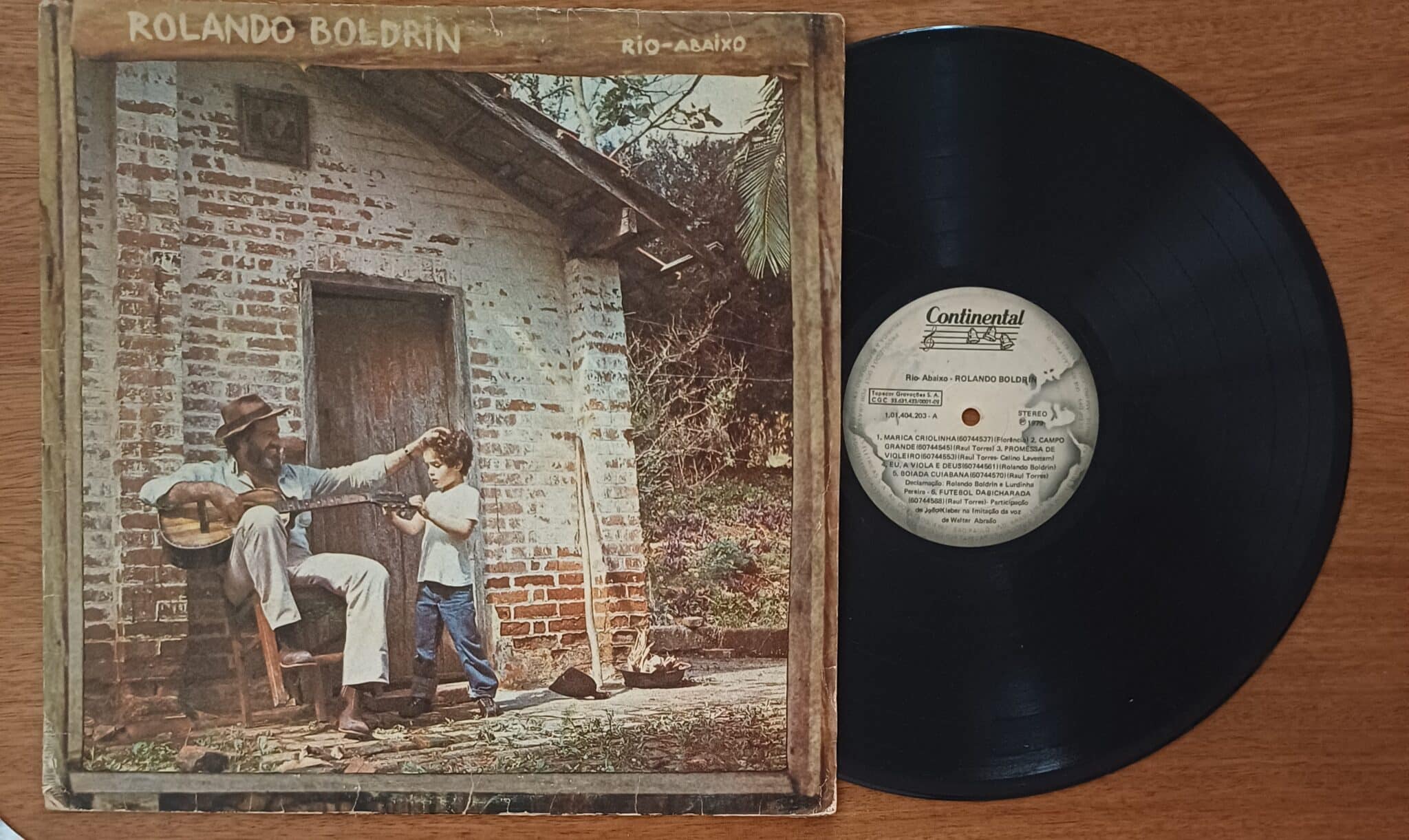 | Casa do Colecionador Vinil lp Continental Rolando Boldrin Rio-abaixo
