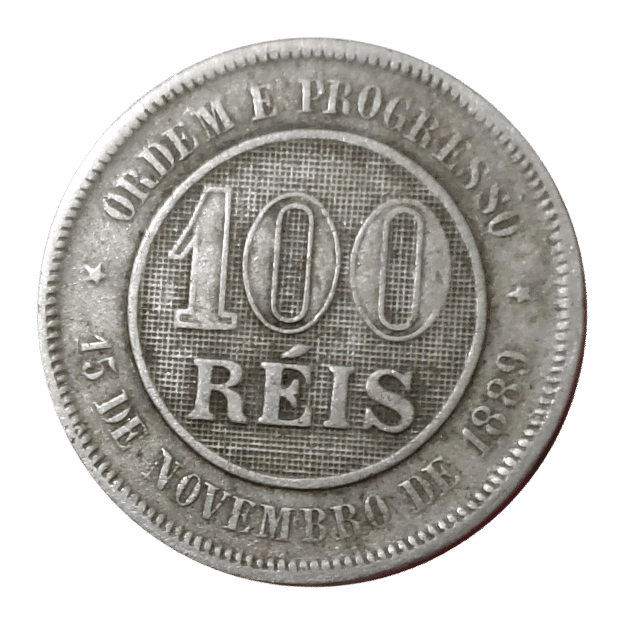 | Casa do Colecionador 100 Réis 1897 Sku 2255