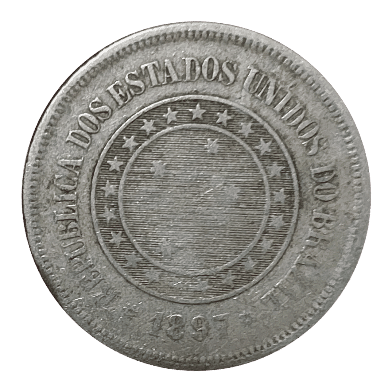 | Casa do Colecionador 100 Réis 1897 Sku 2255
