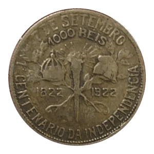 1000 Réis 1822/1922 Centenário da Independência Sku 2250