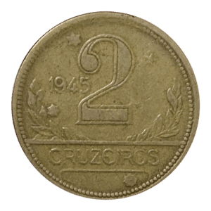 2 Cruzeiros 1945 S/Sigla Sku 2249