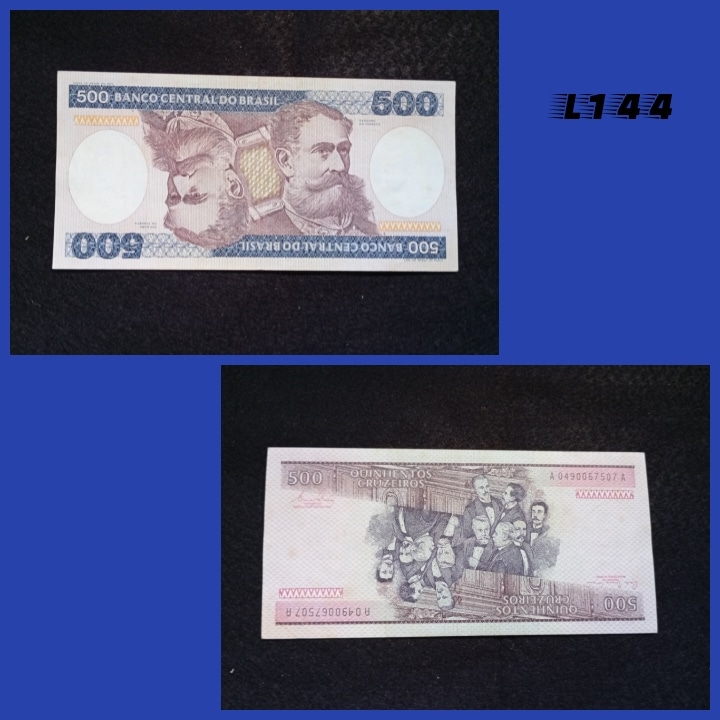 | Casa do Colecionador 500 Cruzeiros 1981 C160 L144