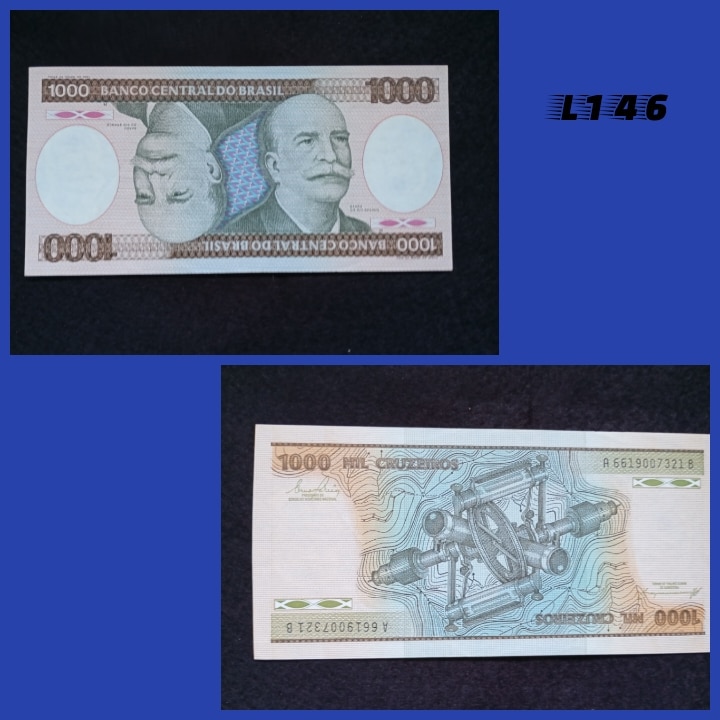 | Casa do Colecionador 1 Mil Cruzeiros 1985 C164 L146