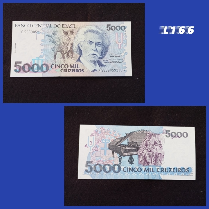 | Casa do Colecionador 5 Mil Cruzeiros 1993 C221 L166