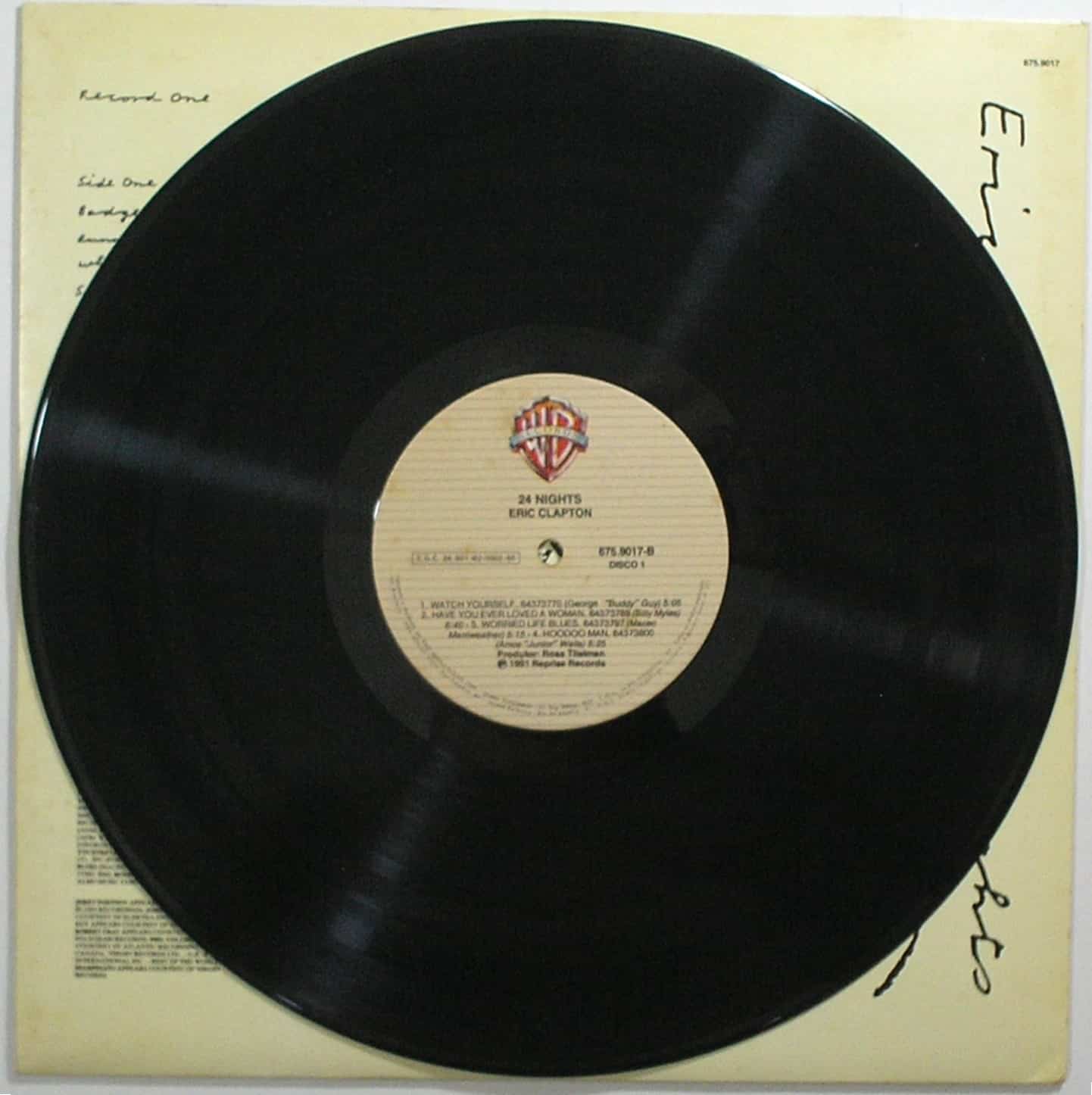 | Casa do Colecionador Álbum Duplo Vinil Disco "Eric Claptonl " 24 night / - Parada 1990 - 1991 / WB records / Exclusivo para colecionador em excelente estado de conservação / peça rara