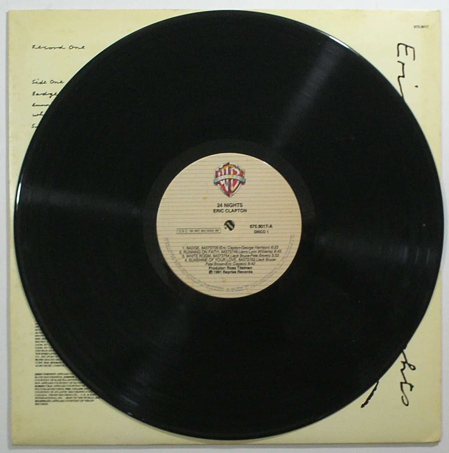 | Casa do Colecionador Álbum Duplo Vinil Disco "Eric Claptonl " 24 night / - Parada 1990 - 1991 / WB records / Exclusivo para colecionador em excelente estado de conservação / peça rara