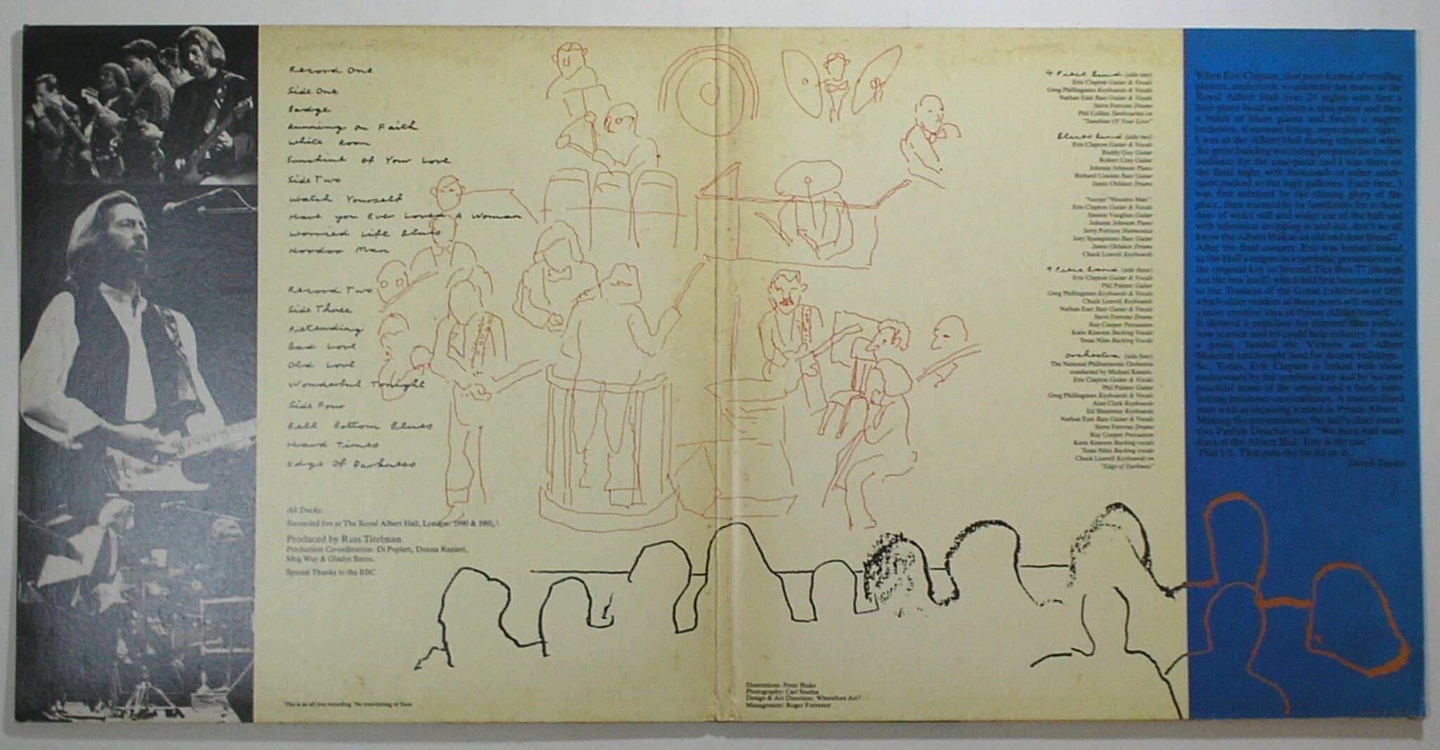 | Casa do Colecionador Álbum Duplo Vinil Disco "Eric Claptonl " 24 night / - Parada 1990 - 1991 / WB records / Exclusivo para colecionador em excelente estado de conservação / peça rara