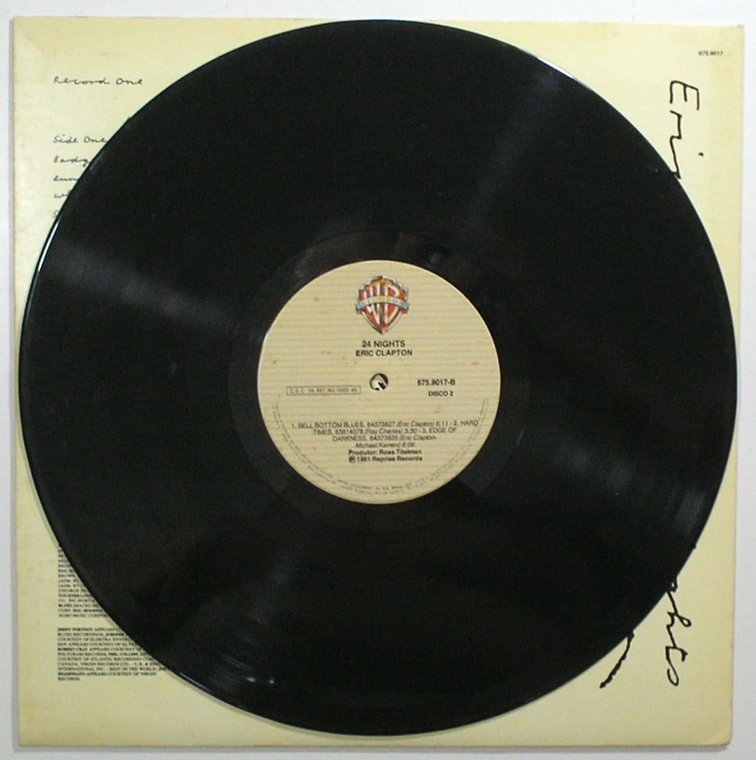 | Casa do Colecionador Álbum Duplo Vinil Disco "Eric Claptonl " 24 night / - Parada 1990 - 1991 / WB records / Exclusivo para colecionador em excelente estado de conservação / peça rara