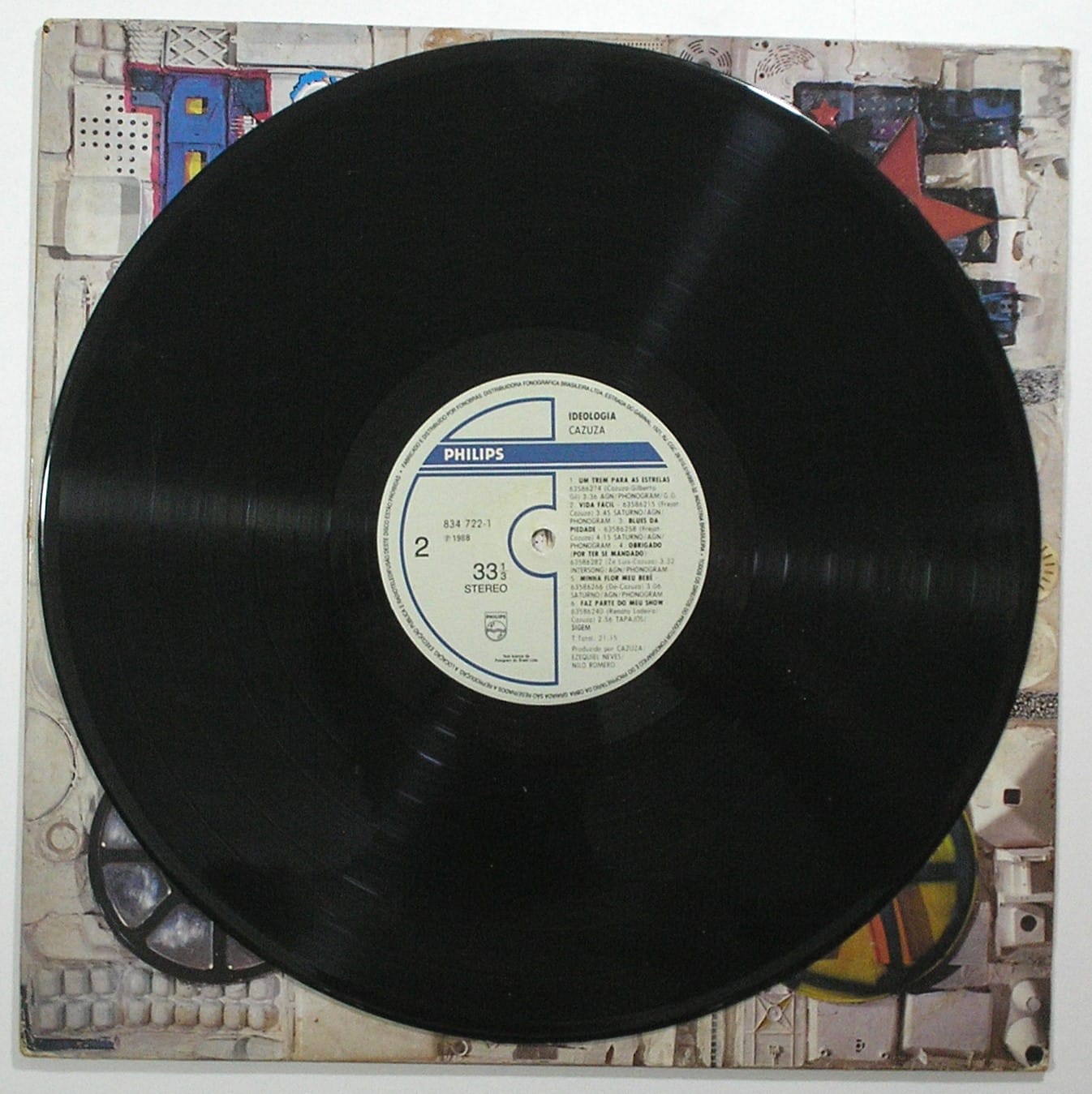 | Casa do Colecionador Álbum Vinil Disco " Cazuza " / - Parada 1988 / Edição Especial e Exclusiva / Philips / Album de colecionador em perfeitas condições