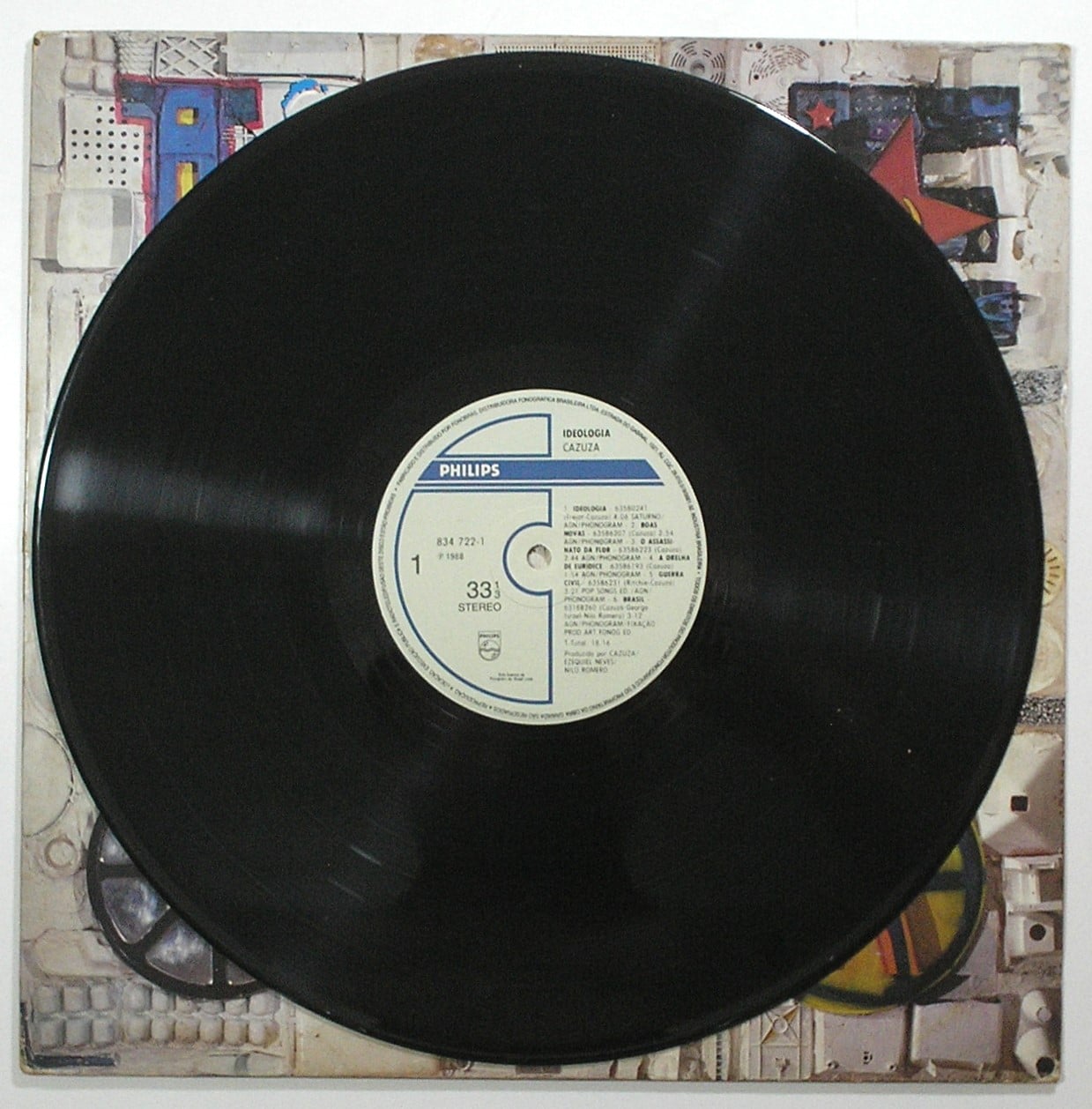 | Casa do Colecionador Álbum Vinil Disco " Cazuza " / - Parada 1988 / Edição Especial e Exclusiva / Philips / Album de colecionador em perfeitas condições