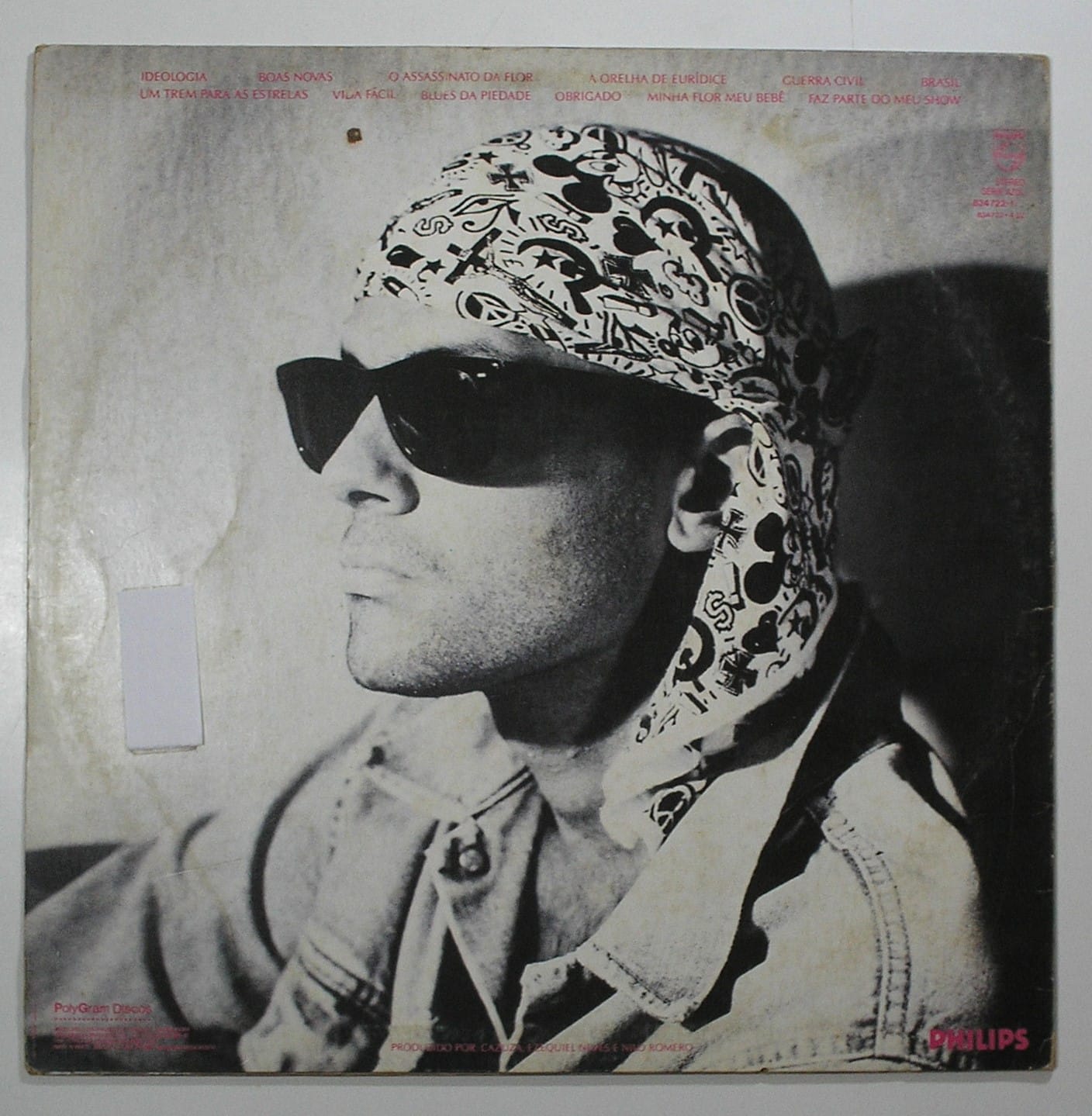 | Casa do Colecionador Álbum Vinil Disco " Cazuza " / - Parada 1988 / Edição Especial e Exclusiva / Philips / Album de colecionador em perfeitas condições