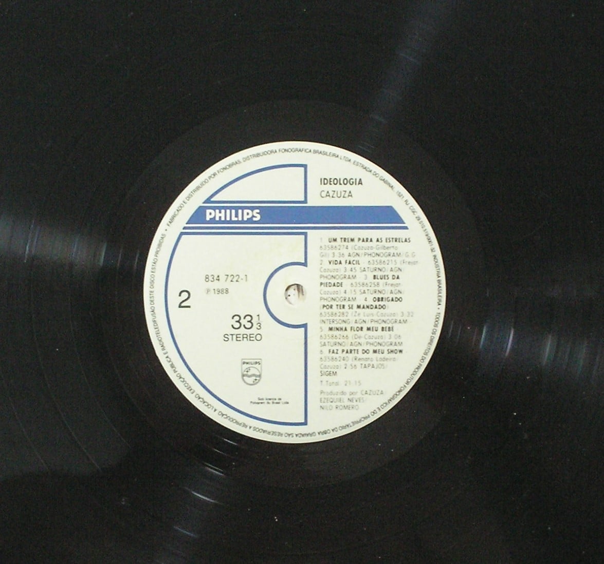 | Casa do Colecionador Álbum Vinil Disco " Cazuza " / - Parada 1988 / Edição Especial e Exclusiva / Philips / Album de colecionador em perfeitas condições