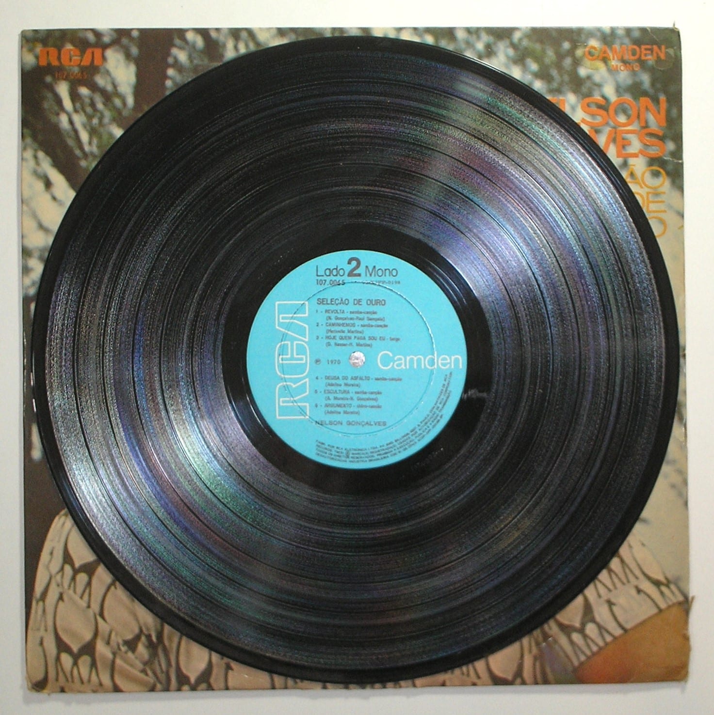 | Casa do Colecionador Álbum Vinil Disco " Nelson Gonçalves "- Seleção de Ouro / - Parada 1970 (Grandes Sucessos) / RCA / Em Excelente estado de conservação / Para coleção
