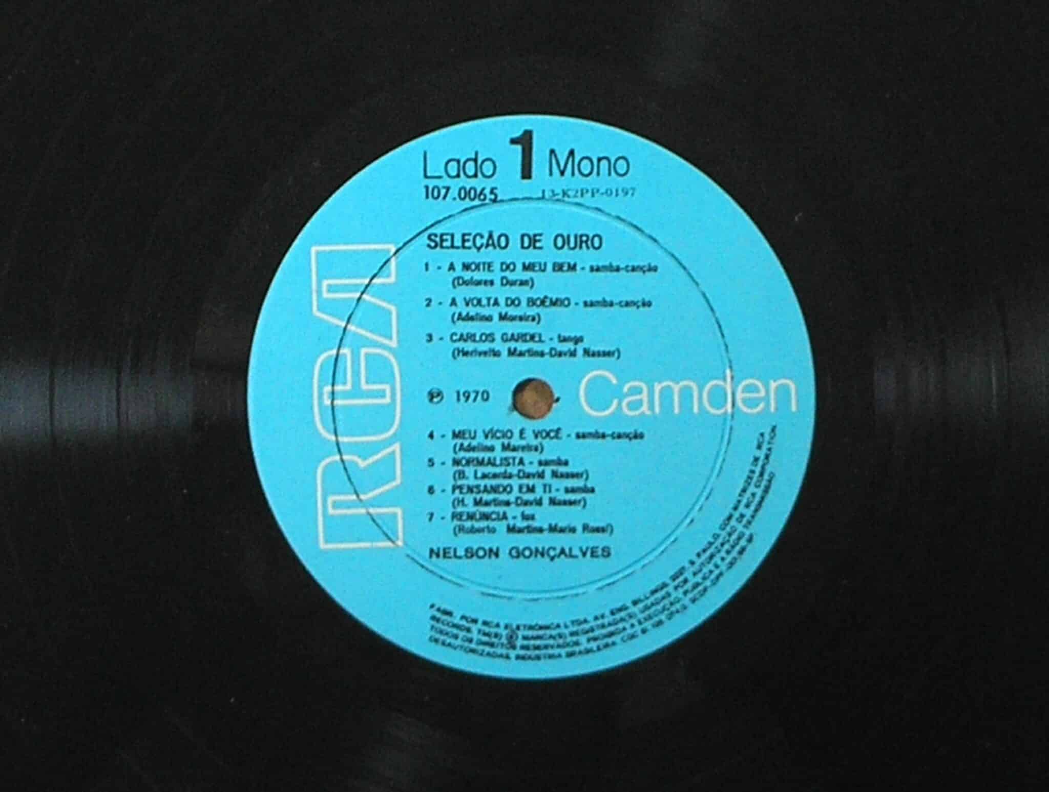 | Casa do Colecionador Álbum Vinil Disco " Nelson Gonçalves "- Seleção de Ouro / - Parada 1970 (Grandes Sucessos) / RCA / Em Excelente estado de conservação / Para coleção