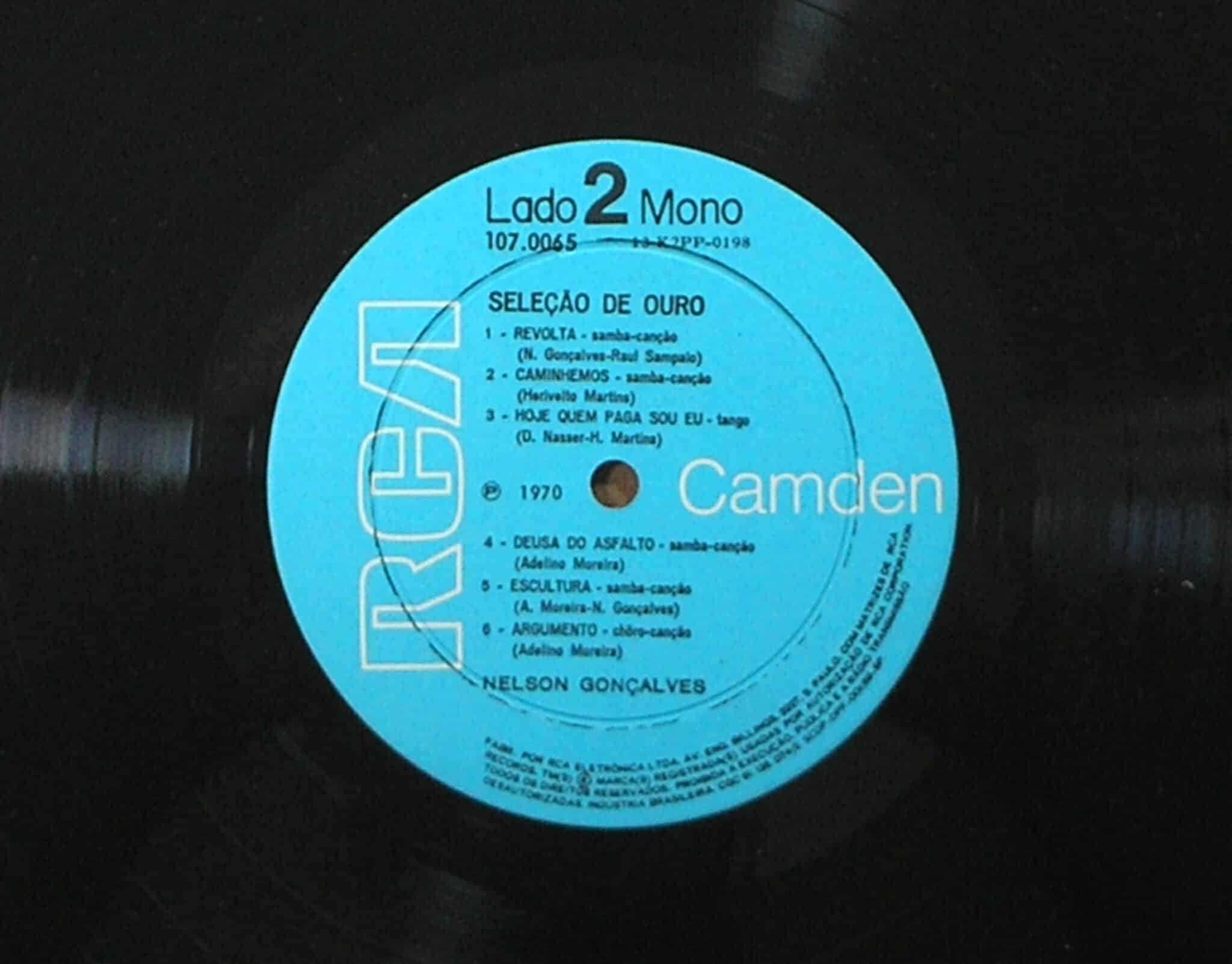 | Casa do Colecionador Álbum Vinil Disco " Nelson Gonçalves "- Seleção de Ouro / - Parada 1970 (Grandes Sucessos) / RCA / Em Excelente estado de conservação / Para coleção