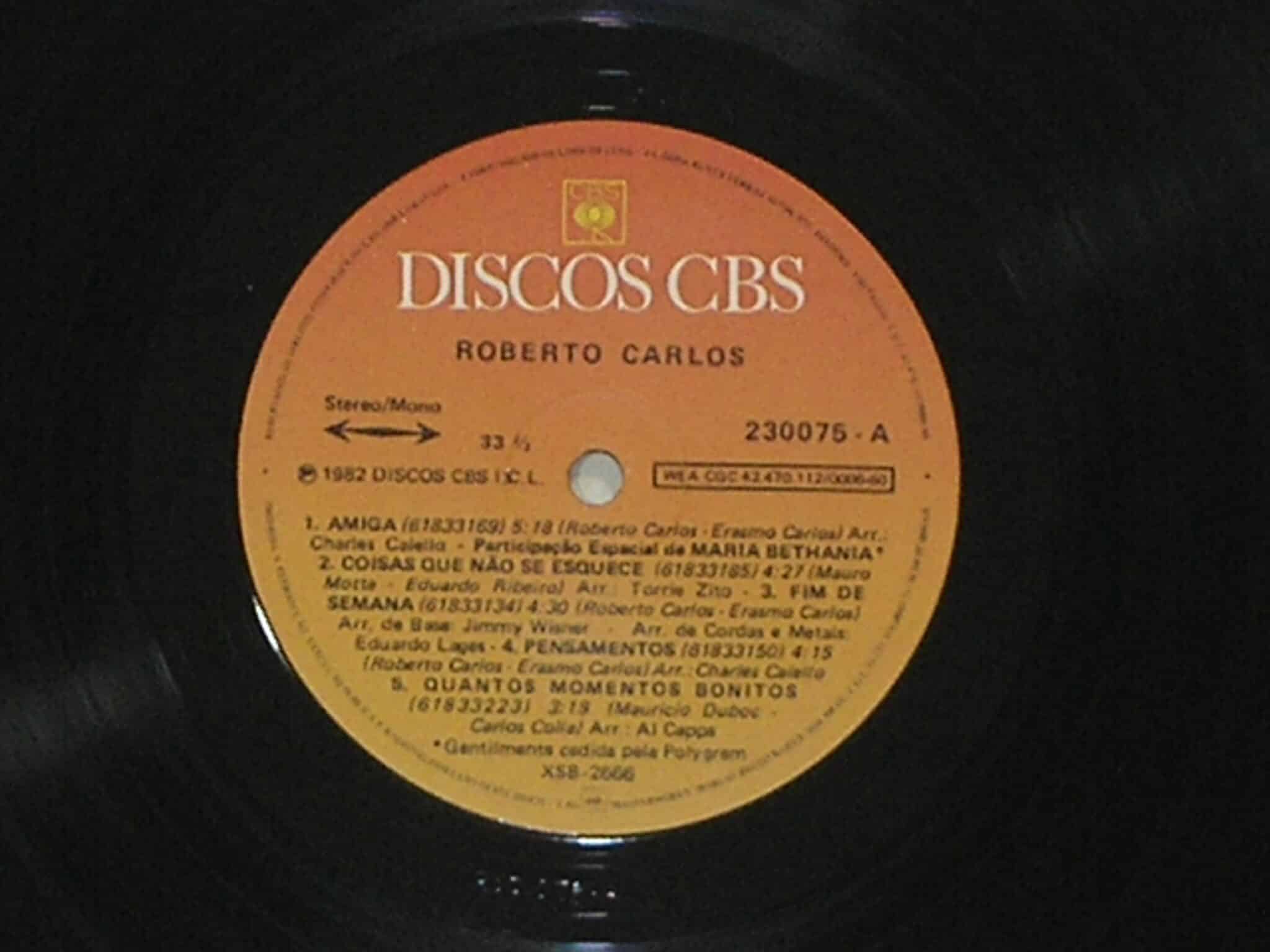 | Casa do Colecionador Álbum Vinil Disco "Quem não gosta do Roberto Carlos "-Amiga / - Parada 1982 (Grandes Sucessos / CBS / Em excelente estado de conservação