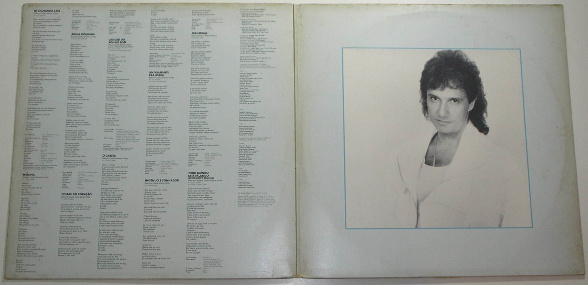 | Casa do Colecionador Álbum Vinil Disco "Quem não gosta do Roberto Carlos "-To chutando lata / - Parada 1987 (Grandes Sucessos / CBS / Em muito bom estado de conservação