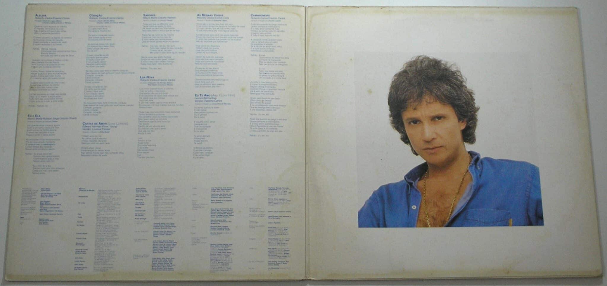 | Casa do Colecionador Álbum Vinil Disco "Roberto Carlos "- Coração / - Parada 1984 (Grandes Sucessos / CBS / Em excelente estado de conservação