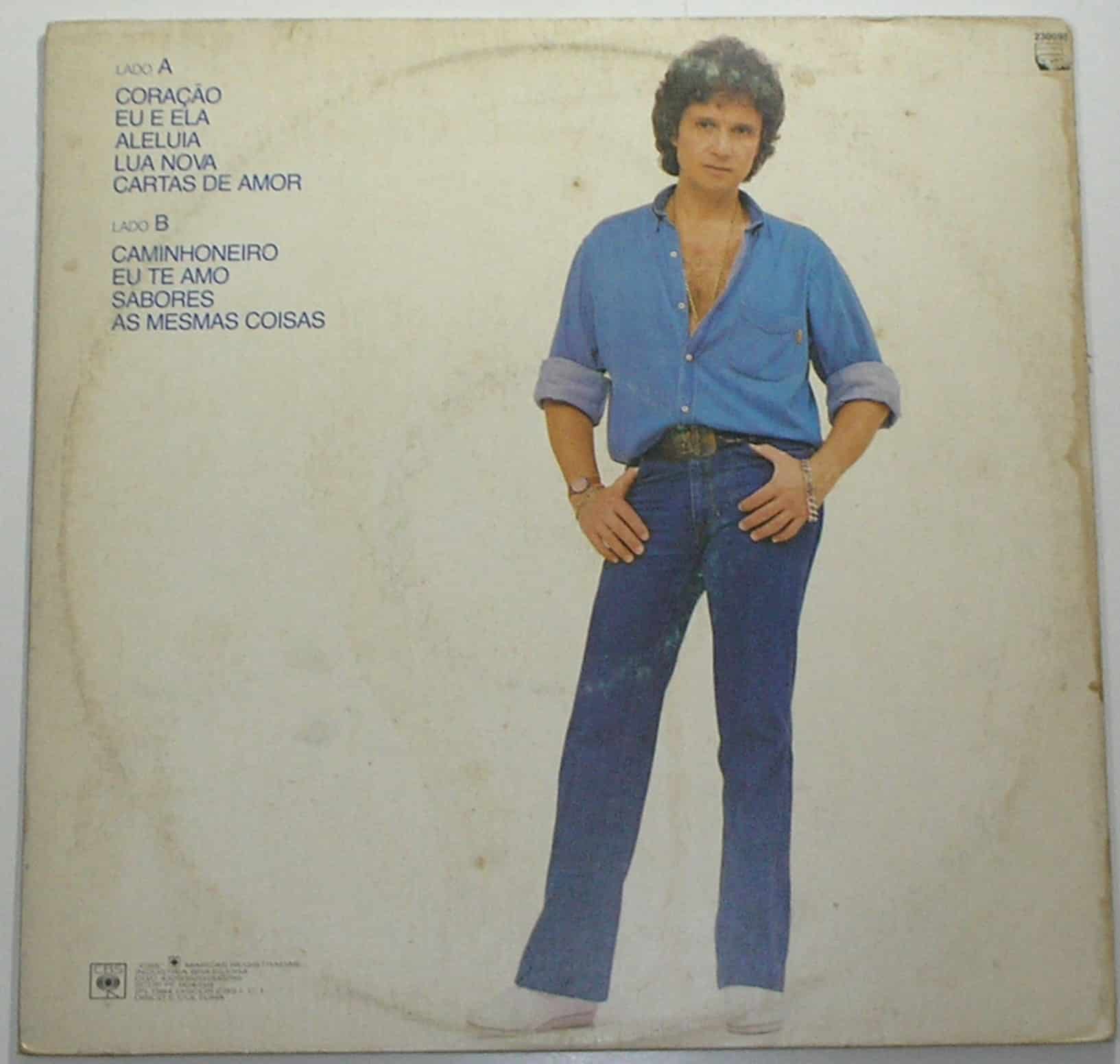 | Casa do Colecionador Álbum Vinil Disco "Roberto Carlos "- Coração / - Parada 1984 (Grandes Sucessos / CBS / Em excelente estado de conservação