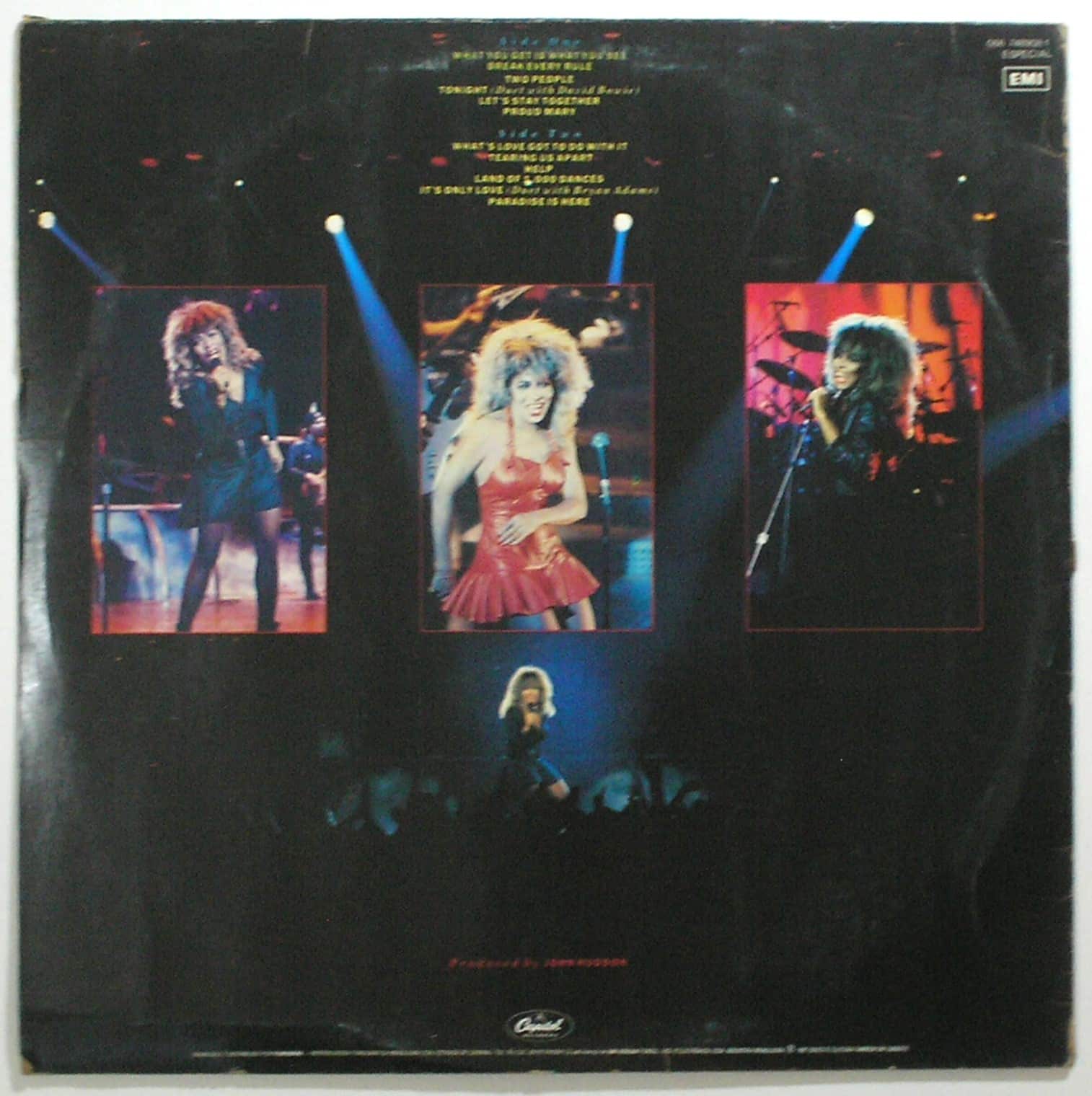 | Casa do Colecionador Álbum Vinil Disco " Tina Turner live " / - Parada 1987 / Capitol / Em perfeito estado de conservação / Para coleção