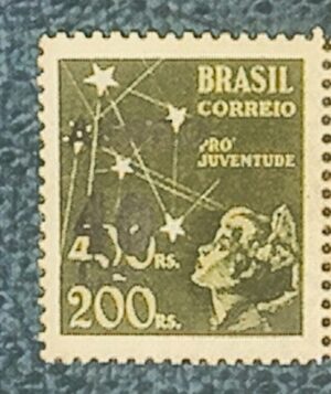 BRASIL- CORREIO AÉREO - SELO RHM #A53 - Cr$ 0,40 - AVIAÇÃO - 1944