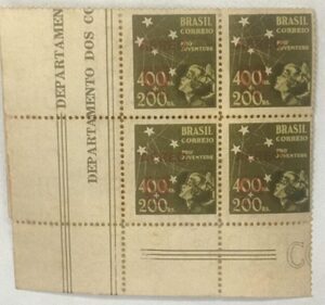 BRASIL- CORREIO AÉREO - SELO RHM #A54 - Cr$ 0,60 - AVIAÇÃO - 1944