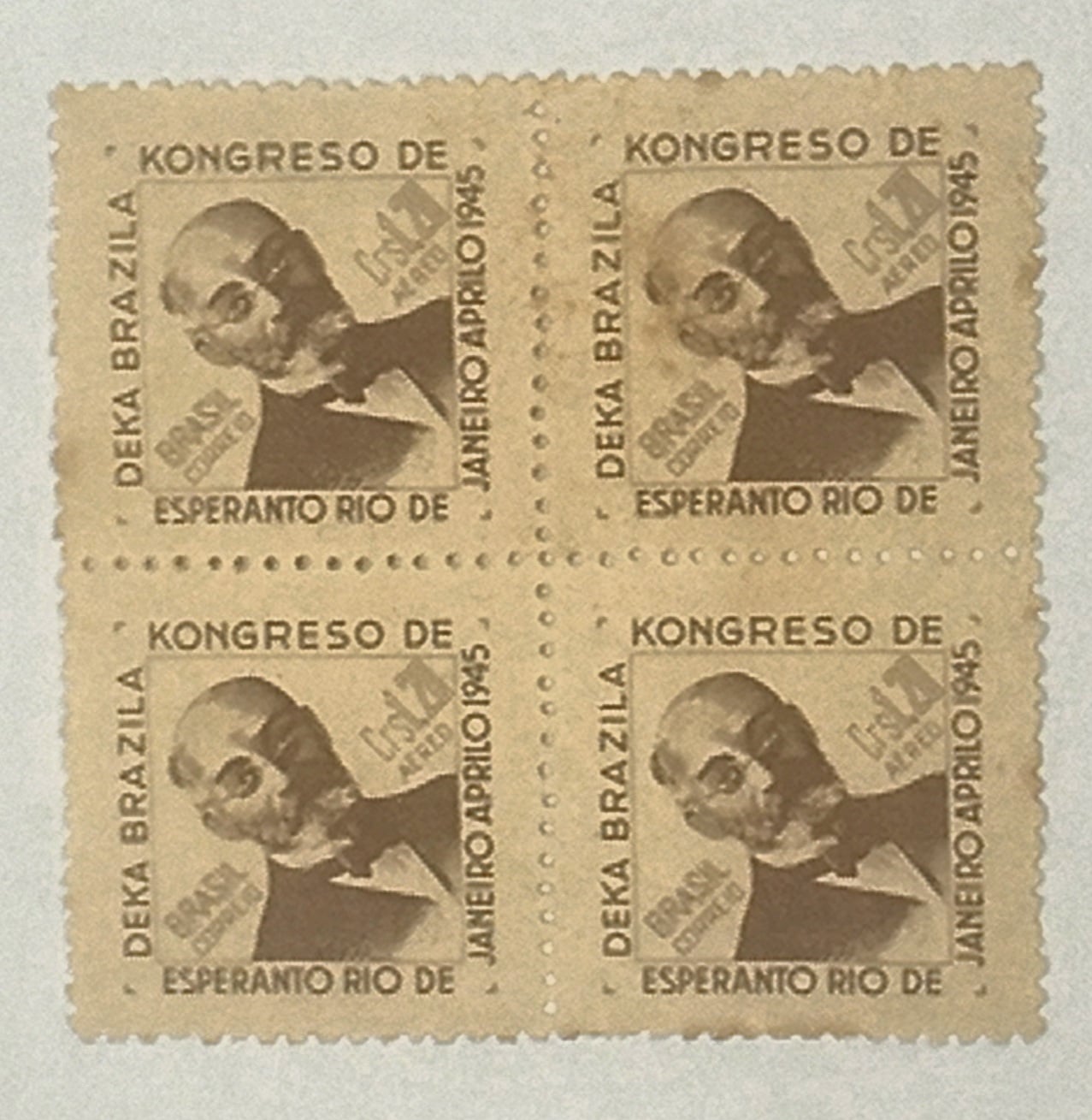 | Casa do Colecionador BRASIL- CORREIO AÉREO - SELO RHM #A58 - Cr$ 1,20 - AVIAÇÃO - 1945