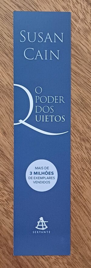 Cartão Marca paginas ed Sextante Susan Cain Poder