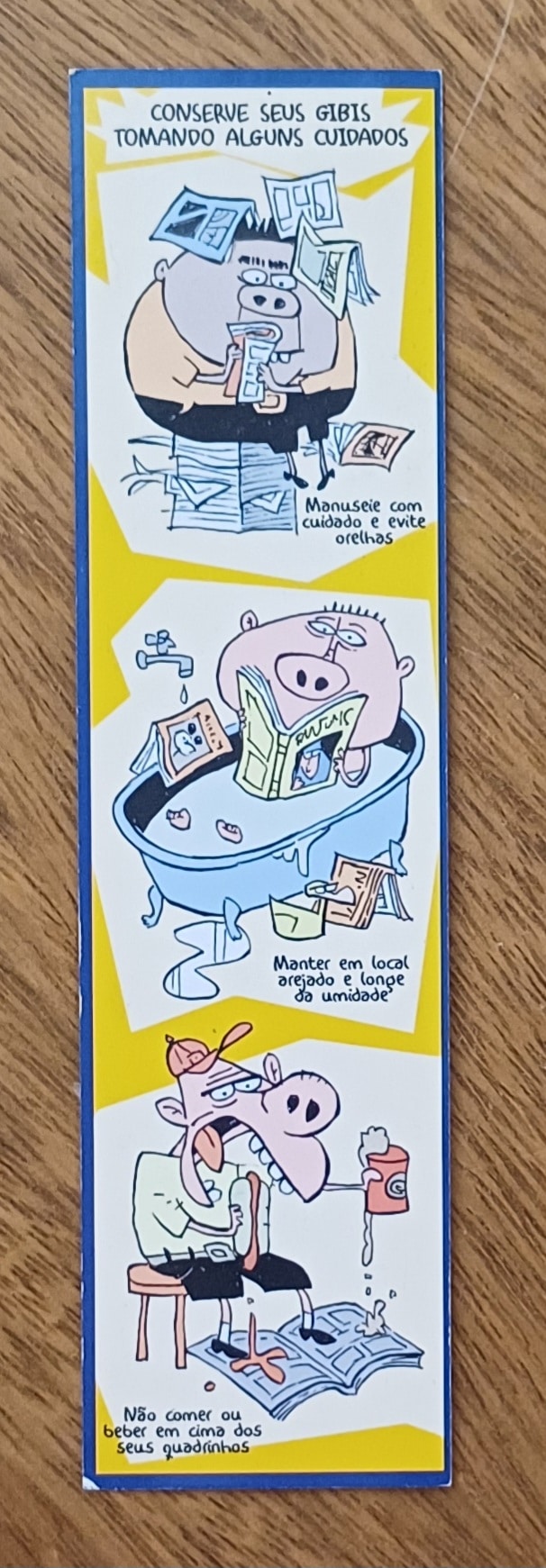 | Casa do Colecionador Cartão Marca paginas Roka comic shop