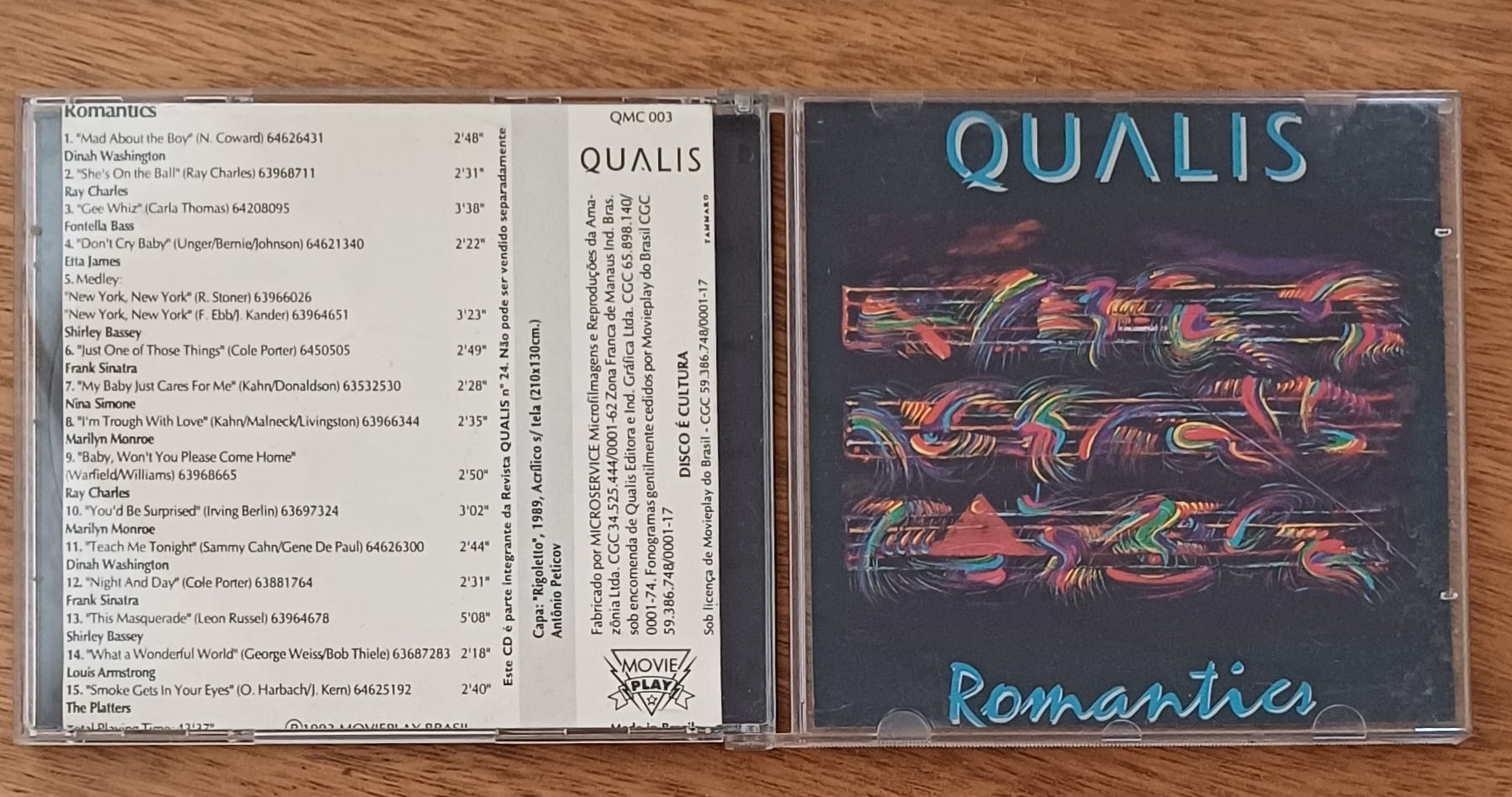 | Casa do Colecionador Cd Qualis Romantics. Mad about the boy Don't cry baby New York.