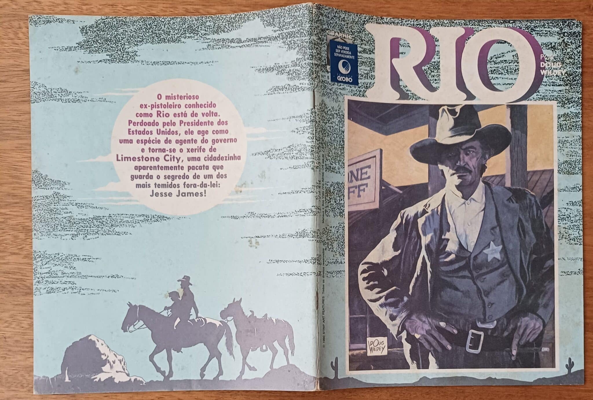 | Casa do Colecionador Fg. Gibi Graphic Novel Globo. Rio por Doug Wilsey.
