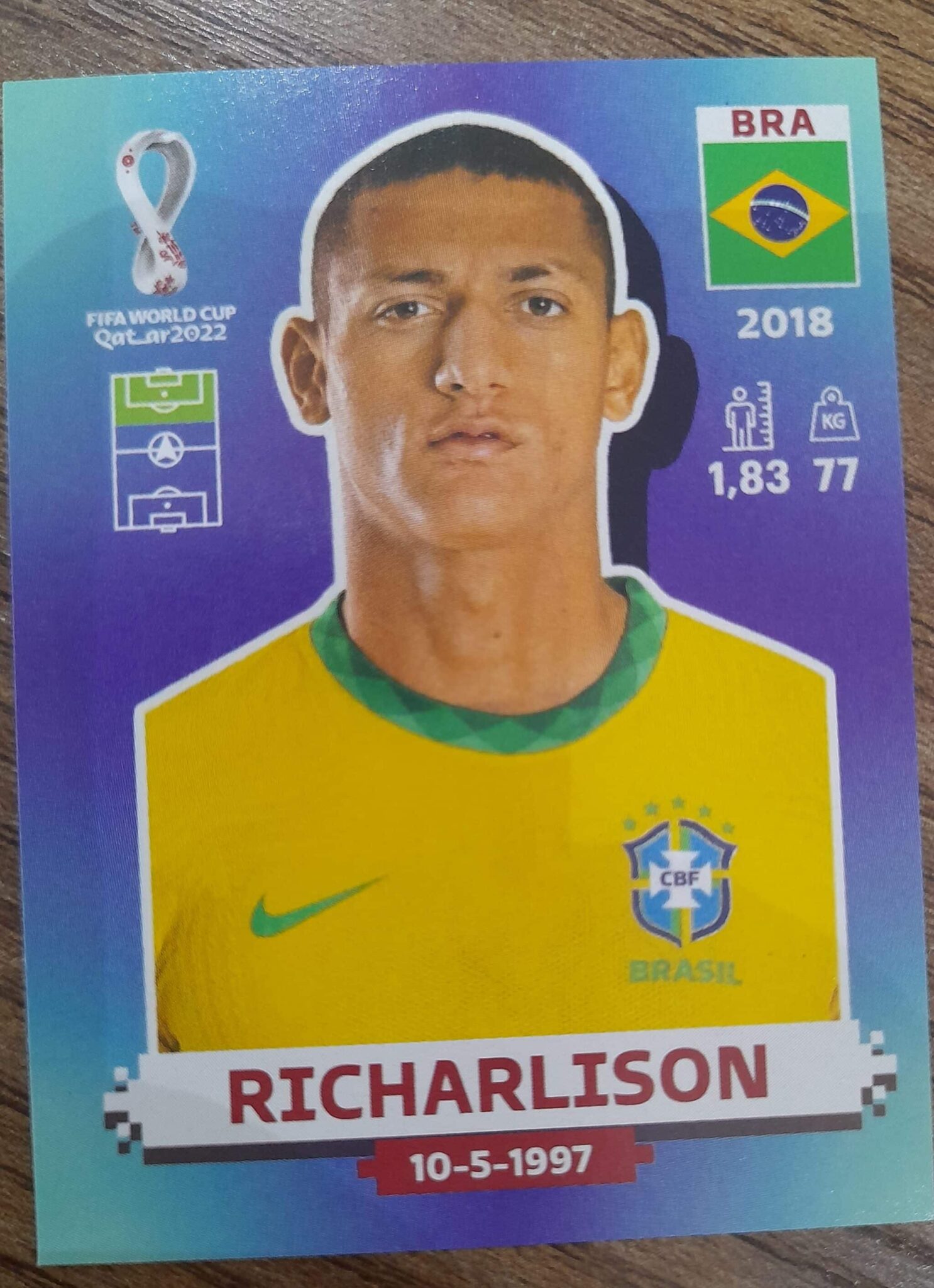 | Casa do Colecionador figurinha copa do mundo 2022 Brasil nº19