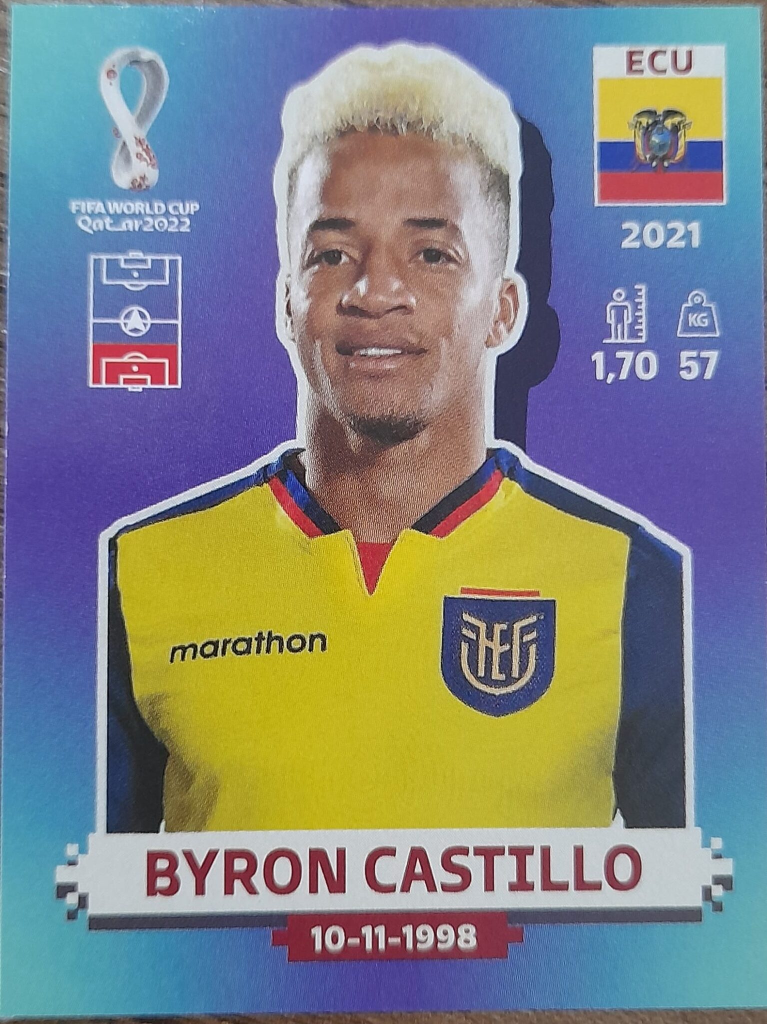 | Casa do Colecionador figurinha copa do mundo 2022 Equador nº8
