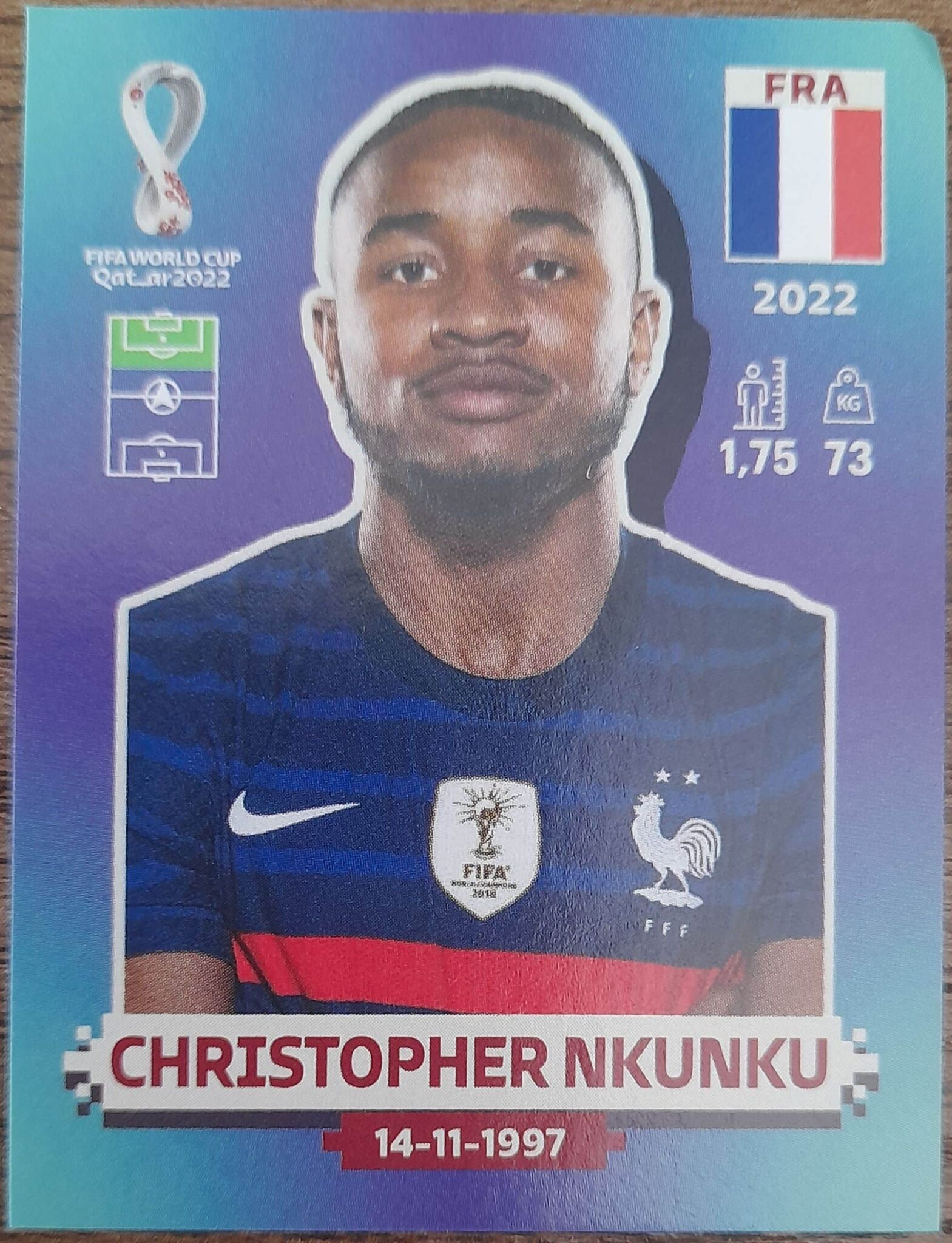 | Casa do Colecionador figurinha copa do mundo 2022 França nº20