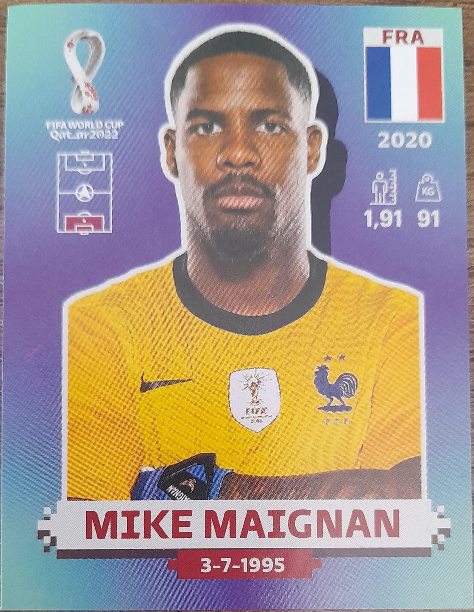 | Casa do Colecionador figurinha copa do mundo 2022 França nº4
