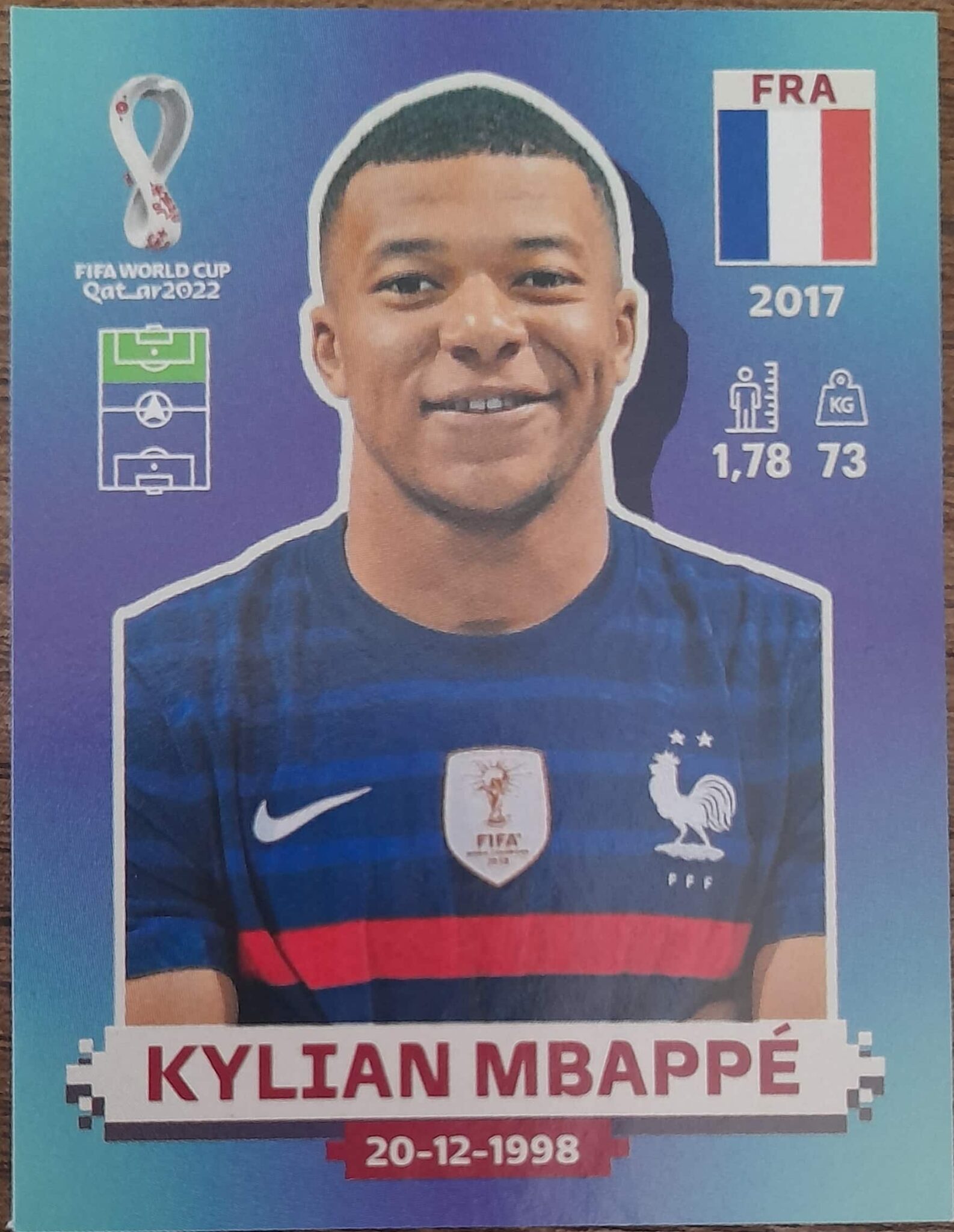 | Casa do Colecionador figurinha copa do mundo 2022 França nº19