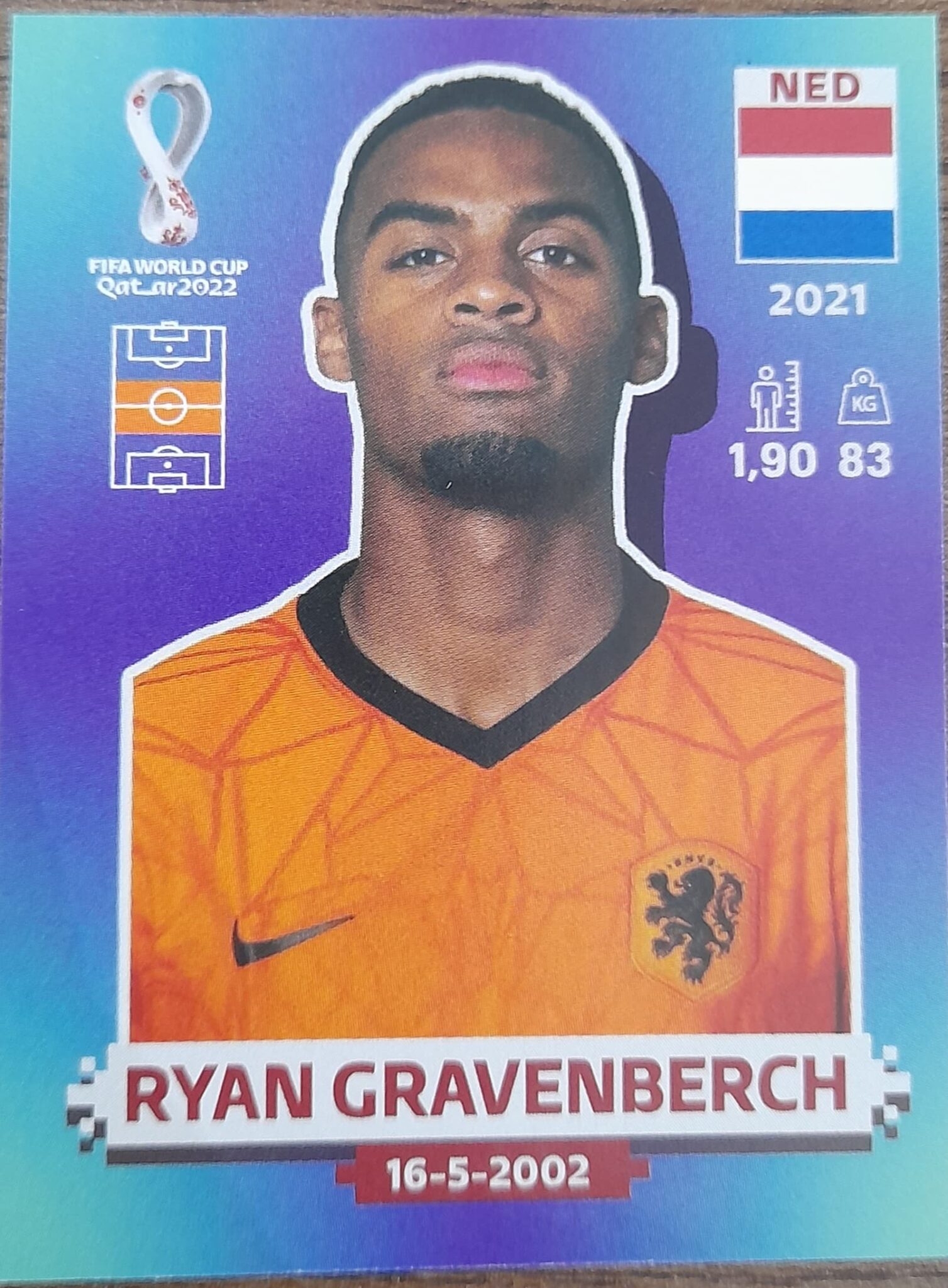 | Casa do Colecionador figurinha copa do mundo 2022 Holanda nº12