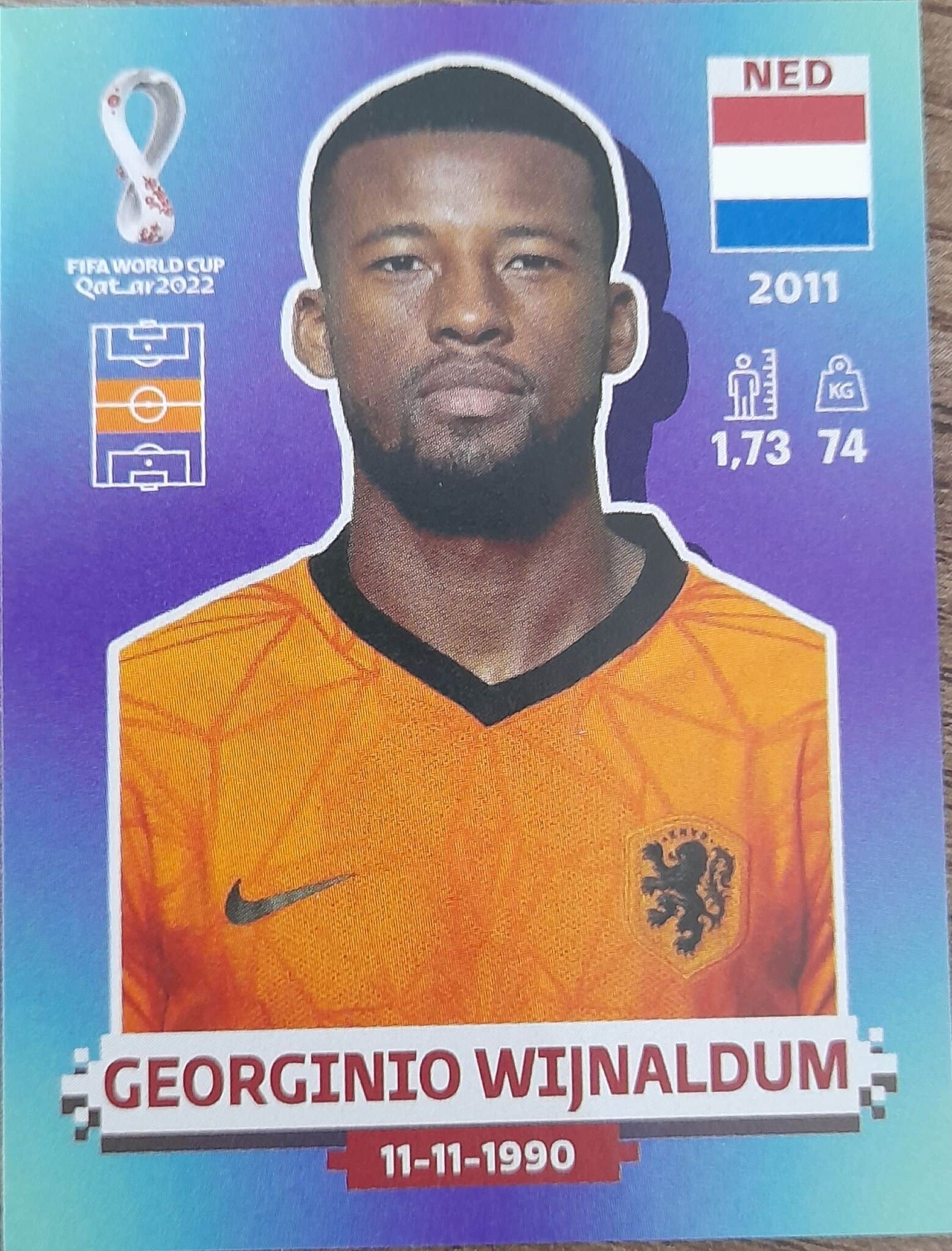 | Casa do Colecionador figurinha copa do mundo 2022 Holanda nº15