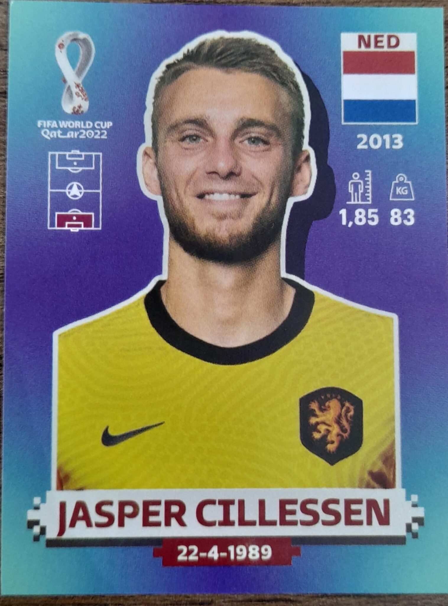 | Casa do Colecionador figurinha copa do mundo 2022 Holanda nº4