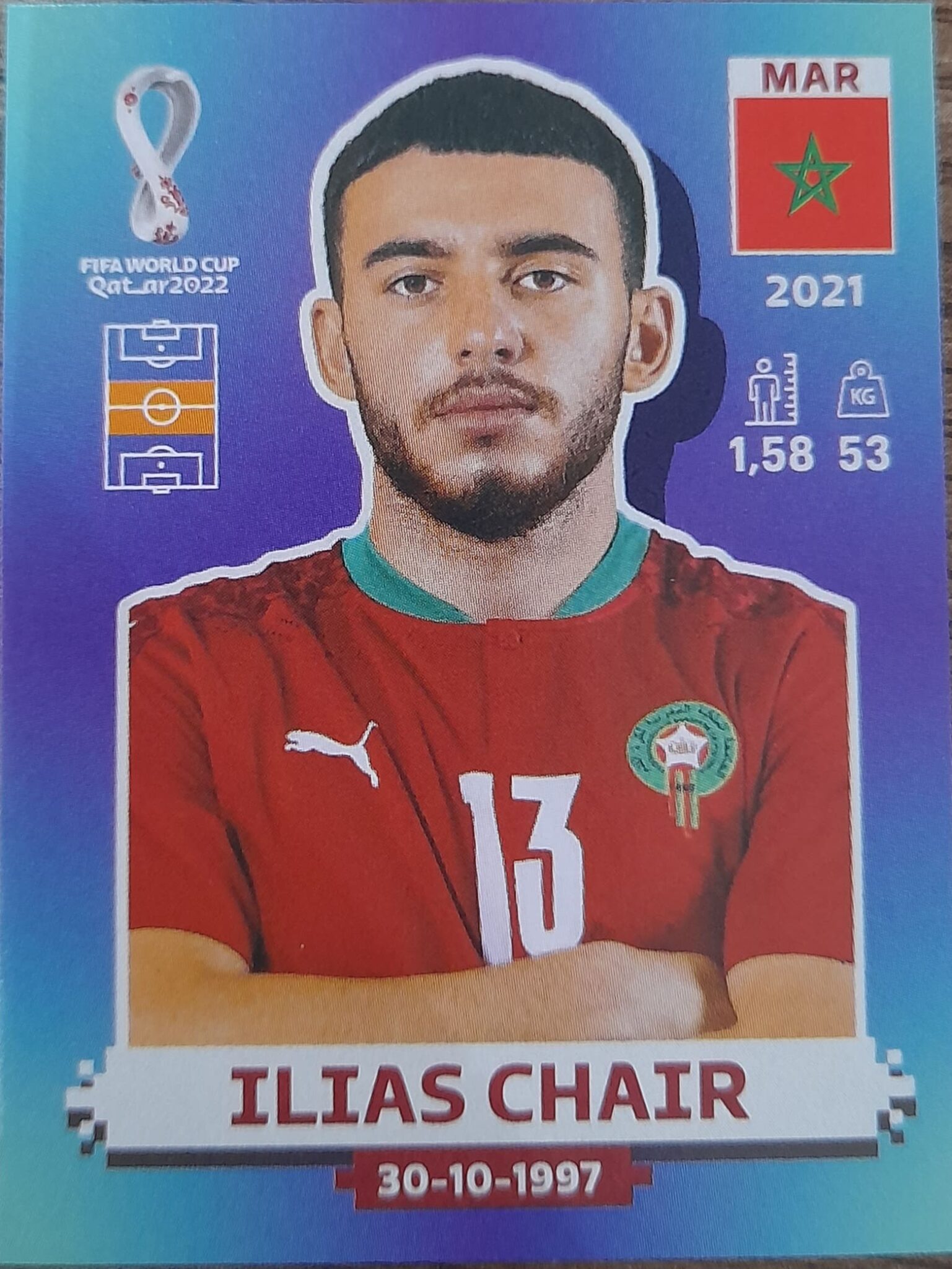 | Casa do Colecionador figurinha copa do mundo 2022 Marrocos nº15