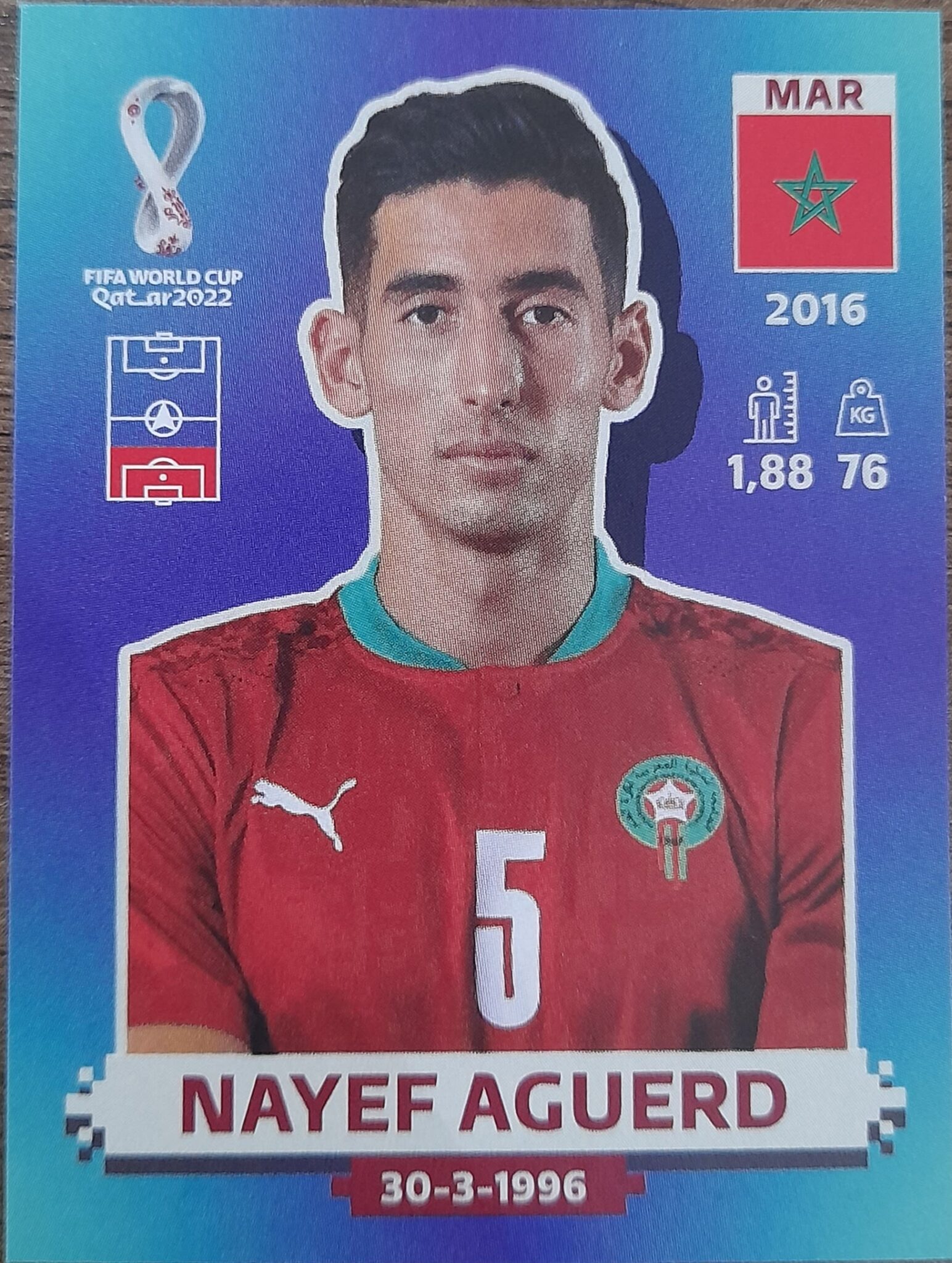 | Casa do Colecionador figurinha copa do mundo 2022 Marrocos nº7