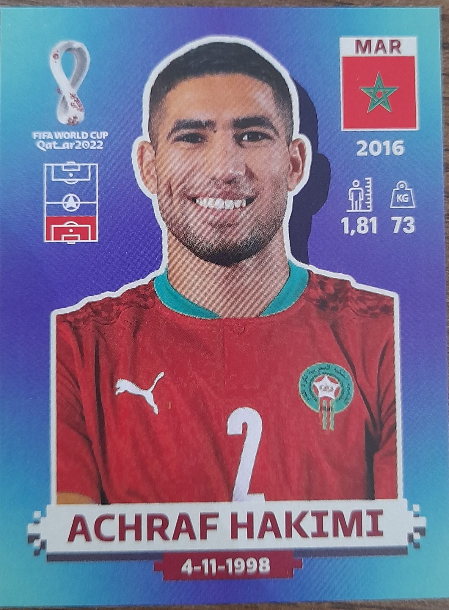| Casa do Colecionador figurinha copa do mundo 2022 Marrocos nº8