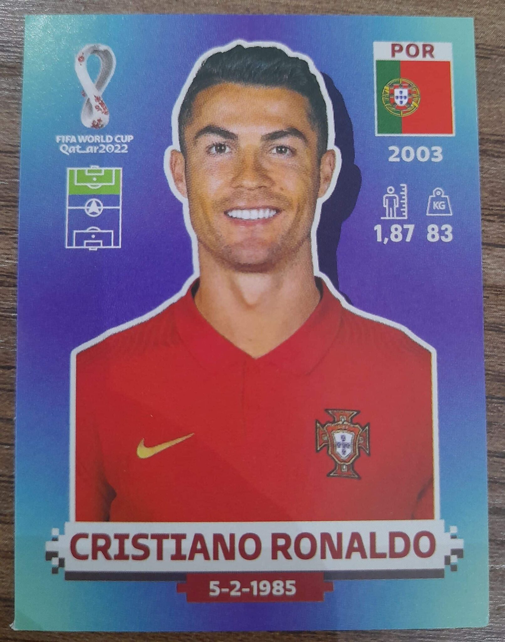 | Casa do Colecionador figurinha copa do mundo 2022 Portugal nº18