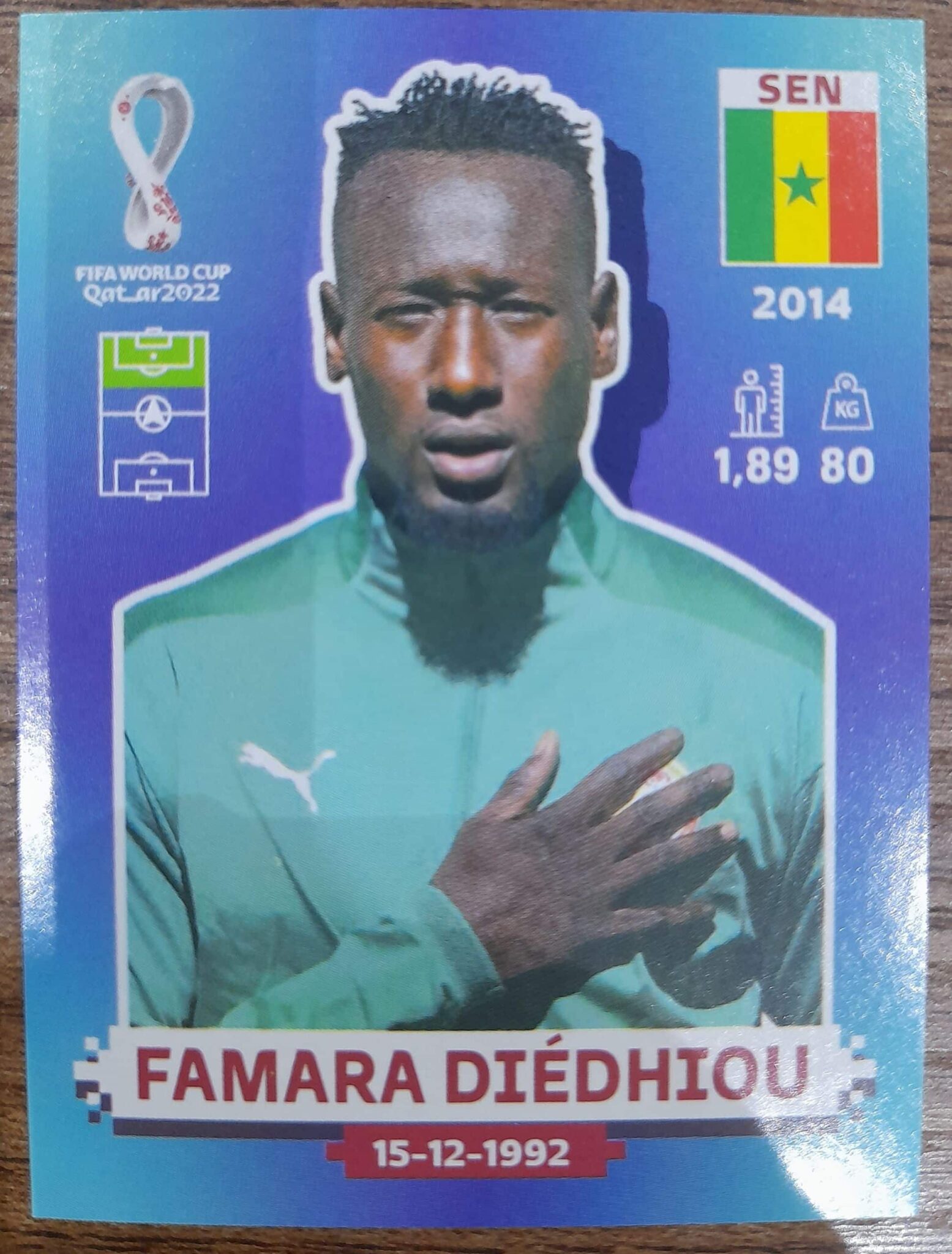 | Casa do Colecionador figurinha copa do mundo 2022 Senegal nº19