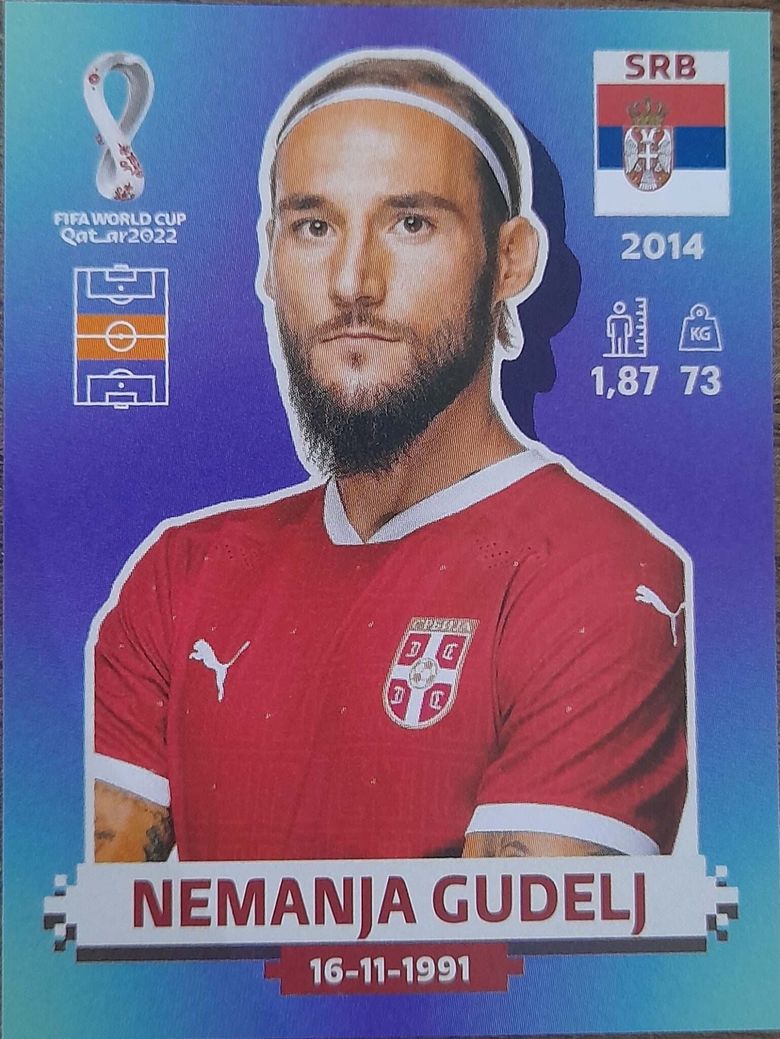 | Casa do Colecionador figurinha copa do mundo 2022 Sérvia nº10
