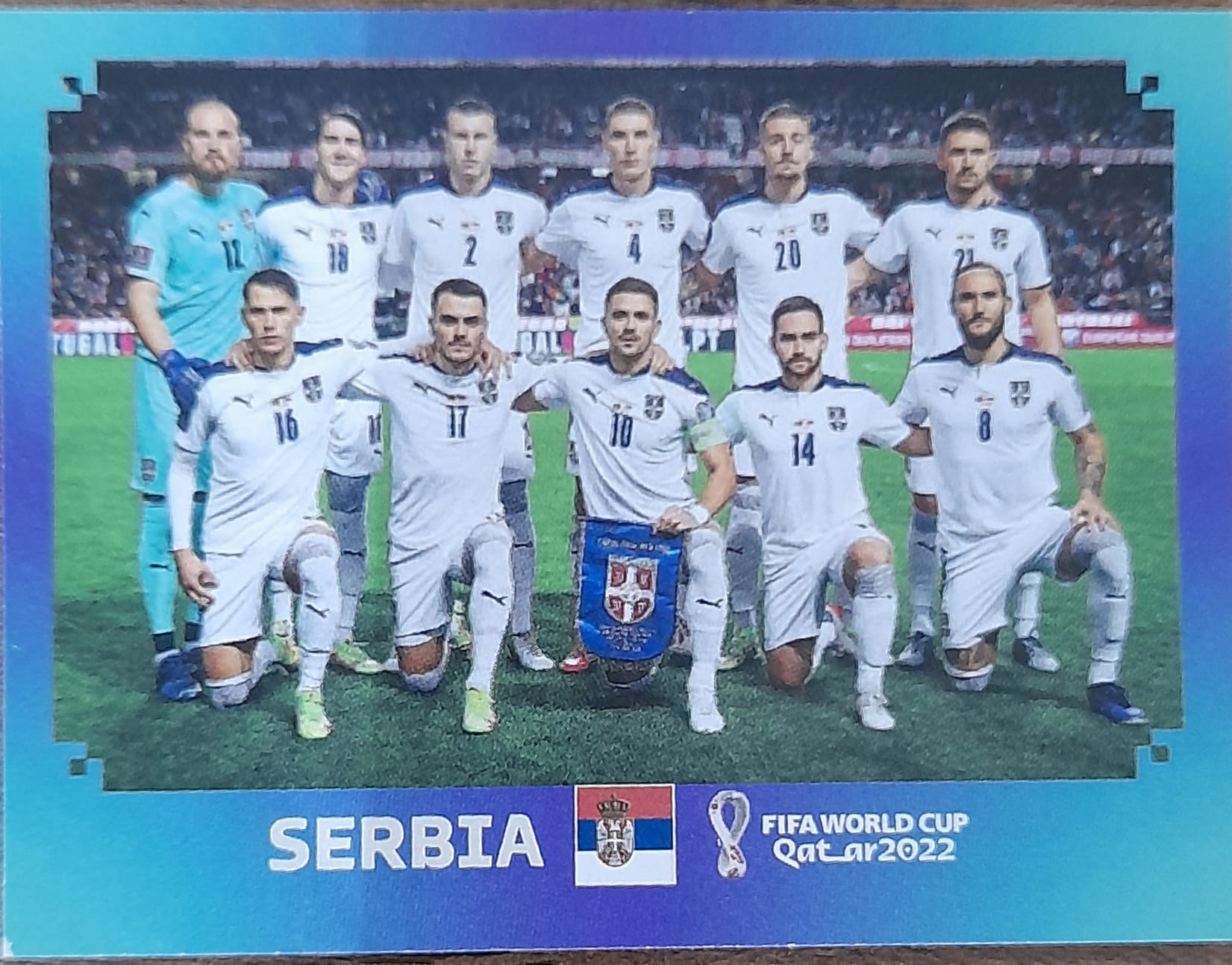 | Casa do Colecionador figurinha copa do mundo 2022 Sérvia nº3