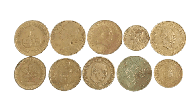 | Casa do Colecionador Lote 10 moedas do mundo Sku 2277 - Imagem 2