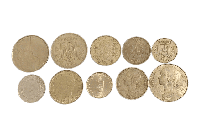 | Casa do Colecionador Lote 10 moedas do mundo Sku 2278 - Imagem 2