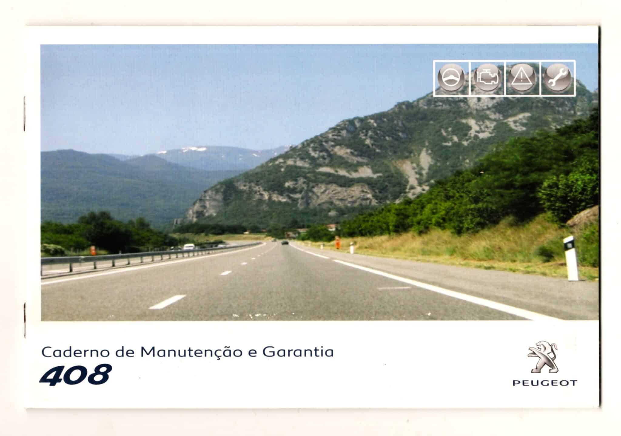 | Casa do Colecionador Manual Do Proprietario Peugeot 408 - 2012 - Em Branco