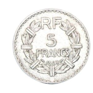 Moeda Da França 5 Francs - 1949 Republique Française - Soberba